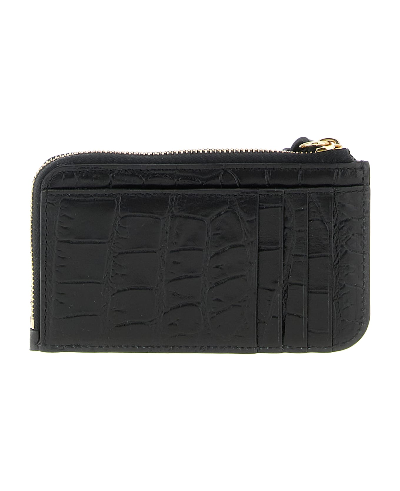 Chloé 'alphabet' Card Holder - Black  