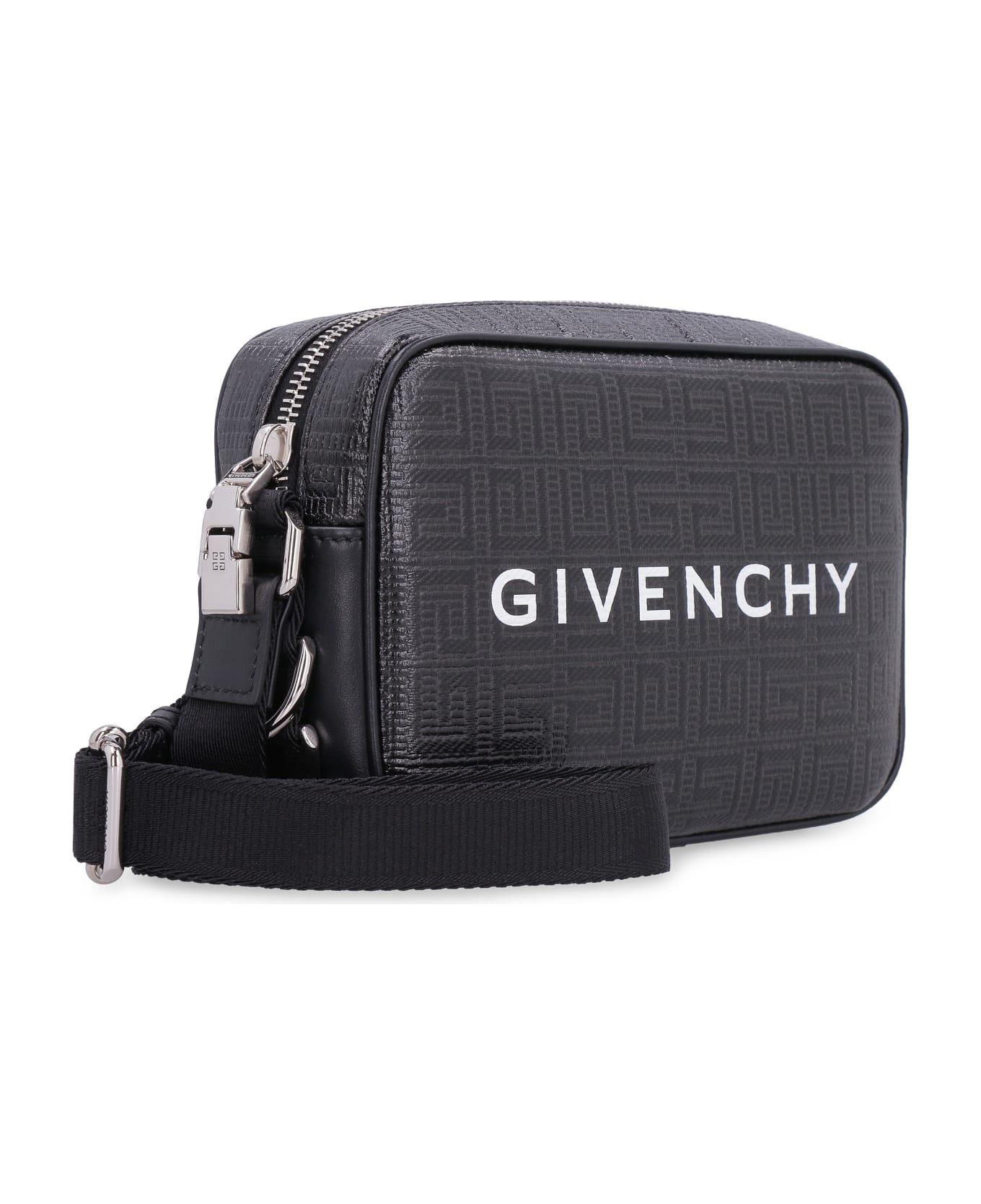 Givenchy G-essentials Messenger Bag With Logo - Nero