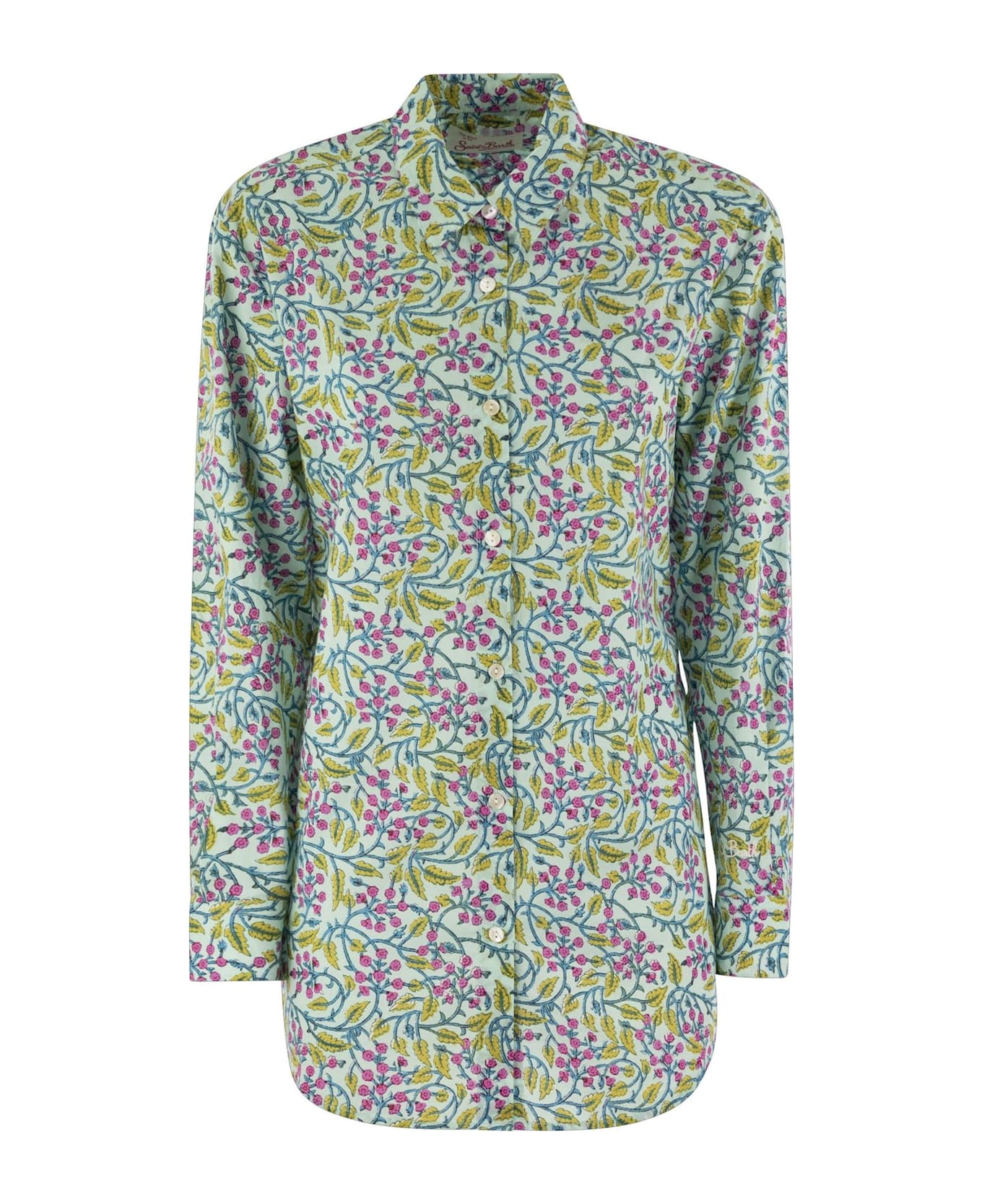 MC2 Saint Barth Floral-printed Button-up Shirt