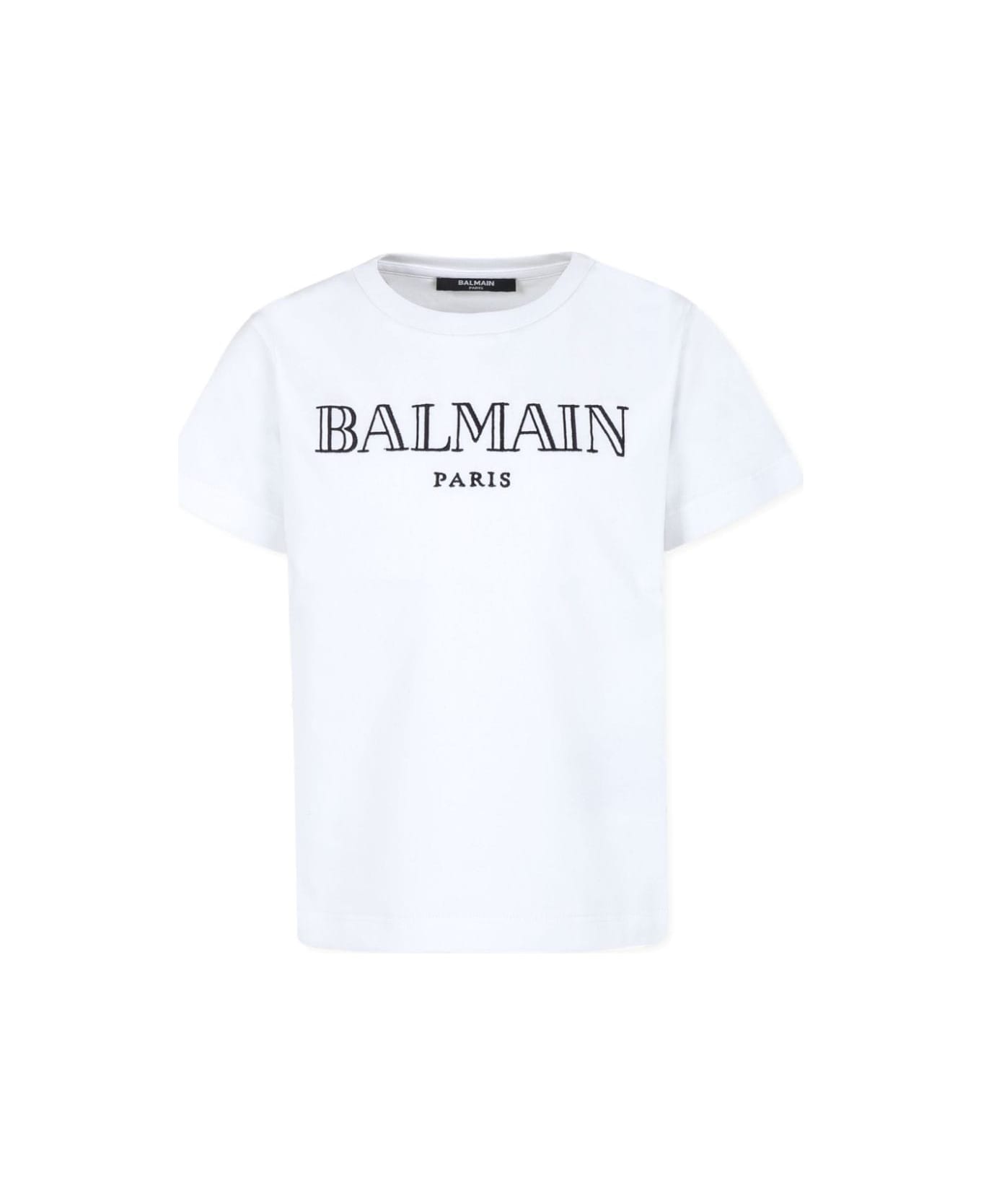 Balmain T-shirt Con Logo - White