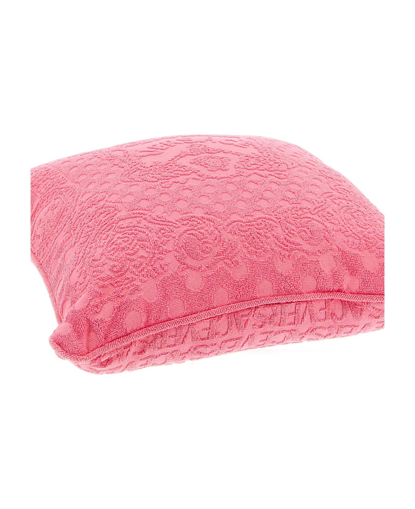 Versace 'seashell Baroque' Cushion With La Vacanza Caspule - Pink