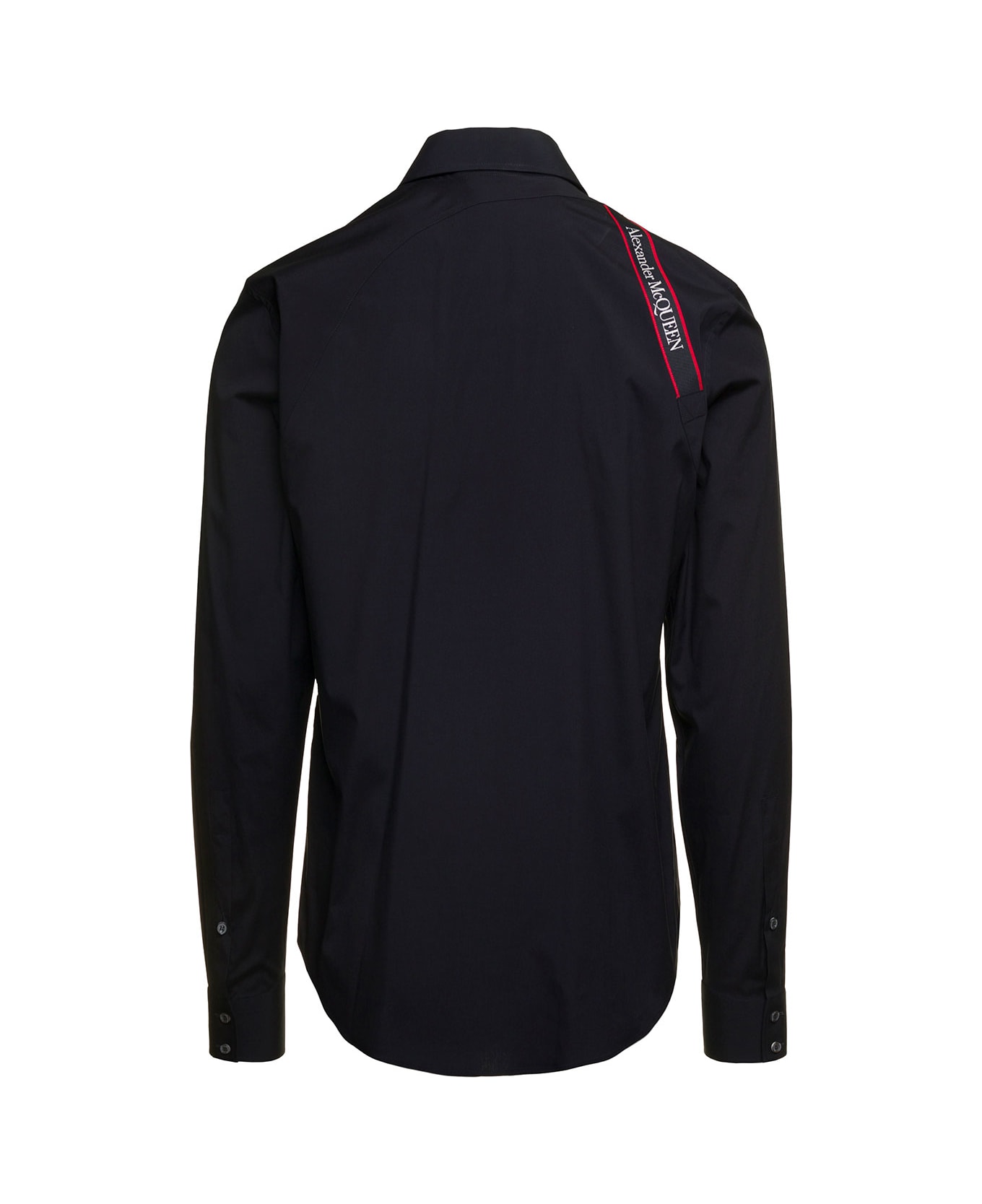 Alexander McQueen Shirt With Harness Detail - Black
