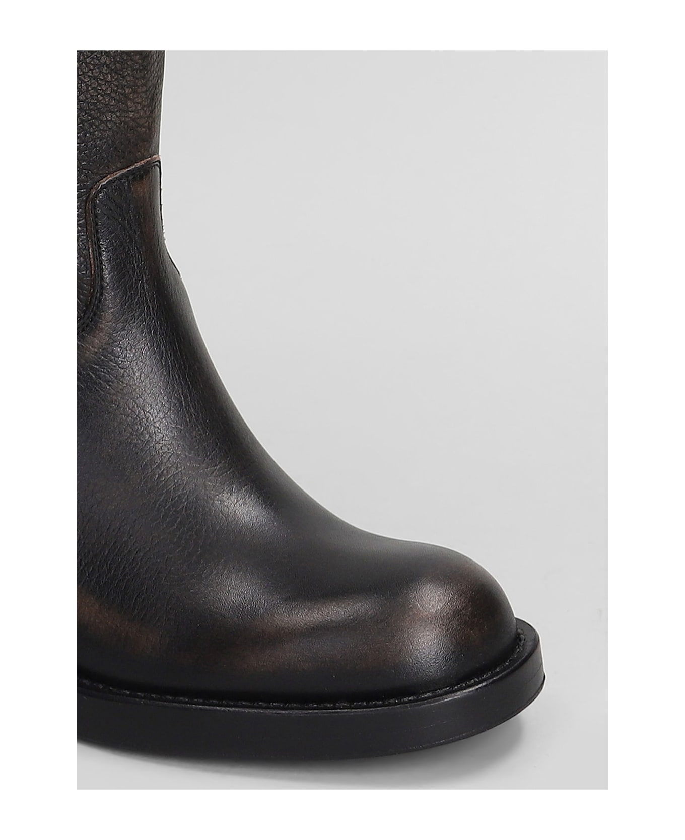 Chloé Dakota Low Heels Boots In Black Leather - black ブーツ