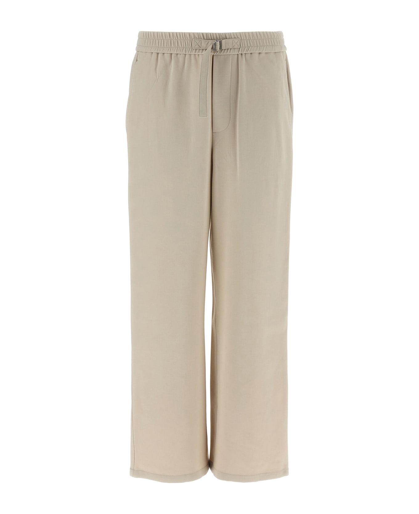 Ami Alexandre Mattiussi Cotton Trousers - Beige
