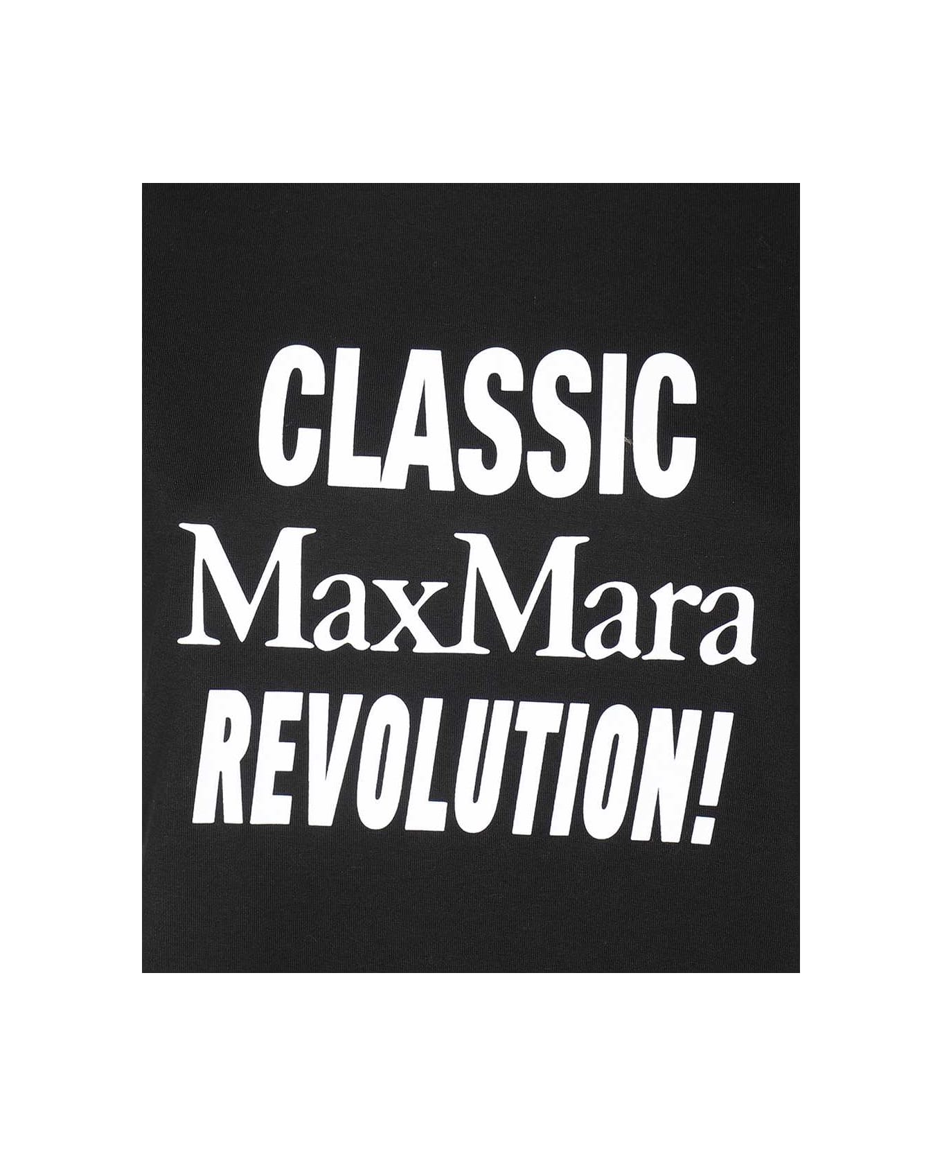 Max Mara Gerard Cotton T-shirt - black