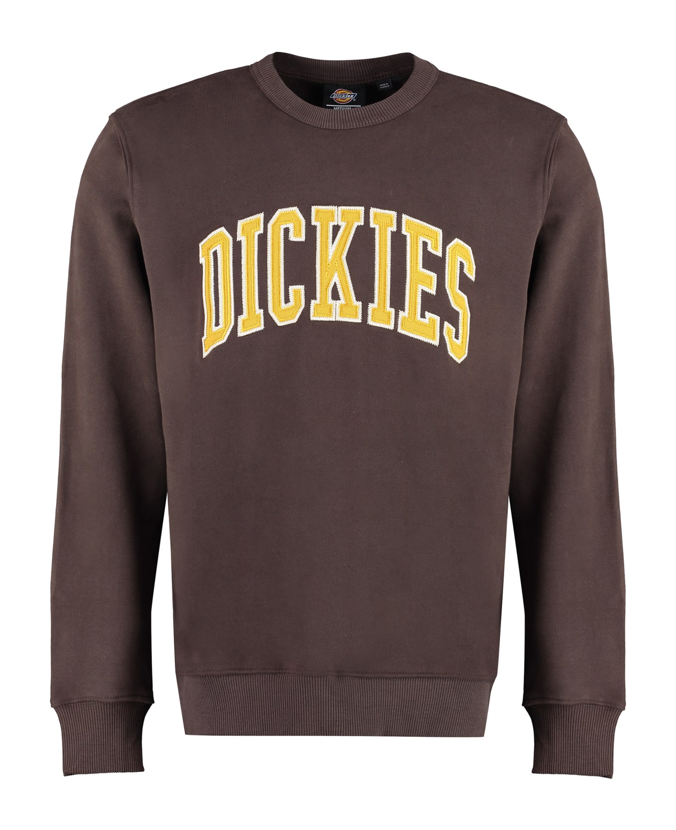 Dickies Logo Detail Cotton Sweatshirt - brown フリース