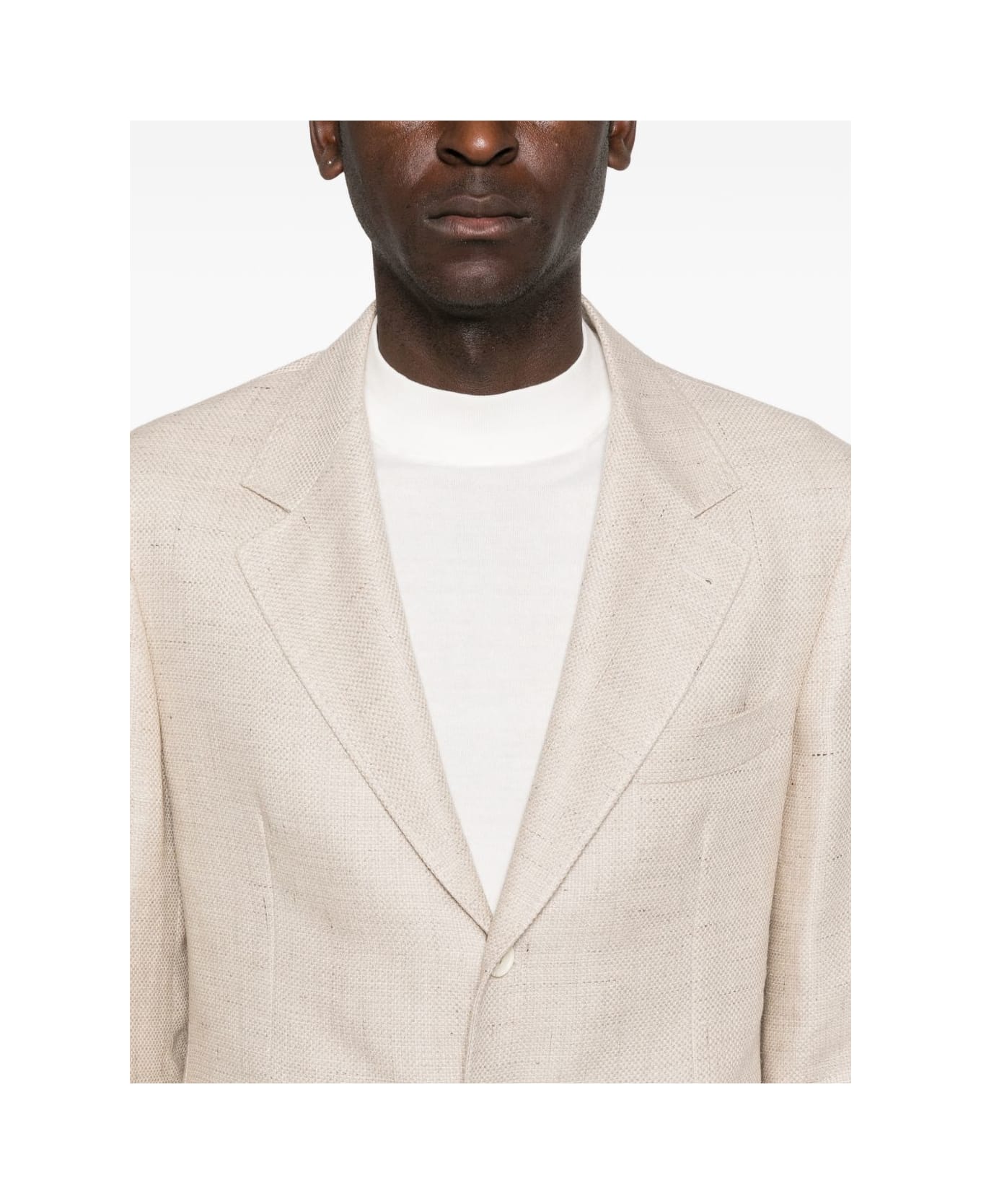 Brunello Cucinelli Single-breasted Jacket - Beige