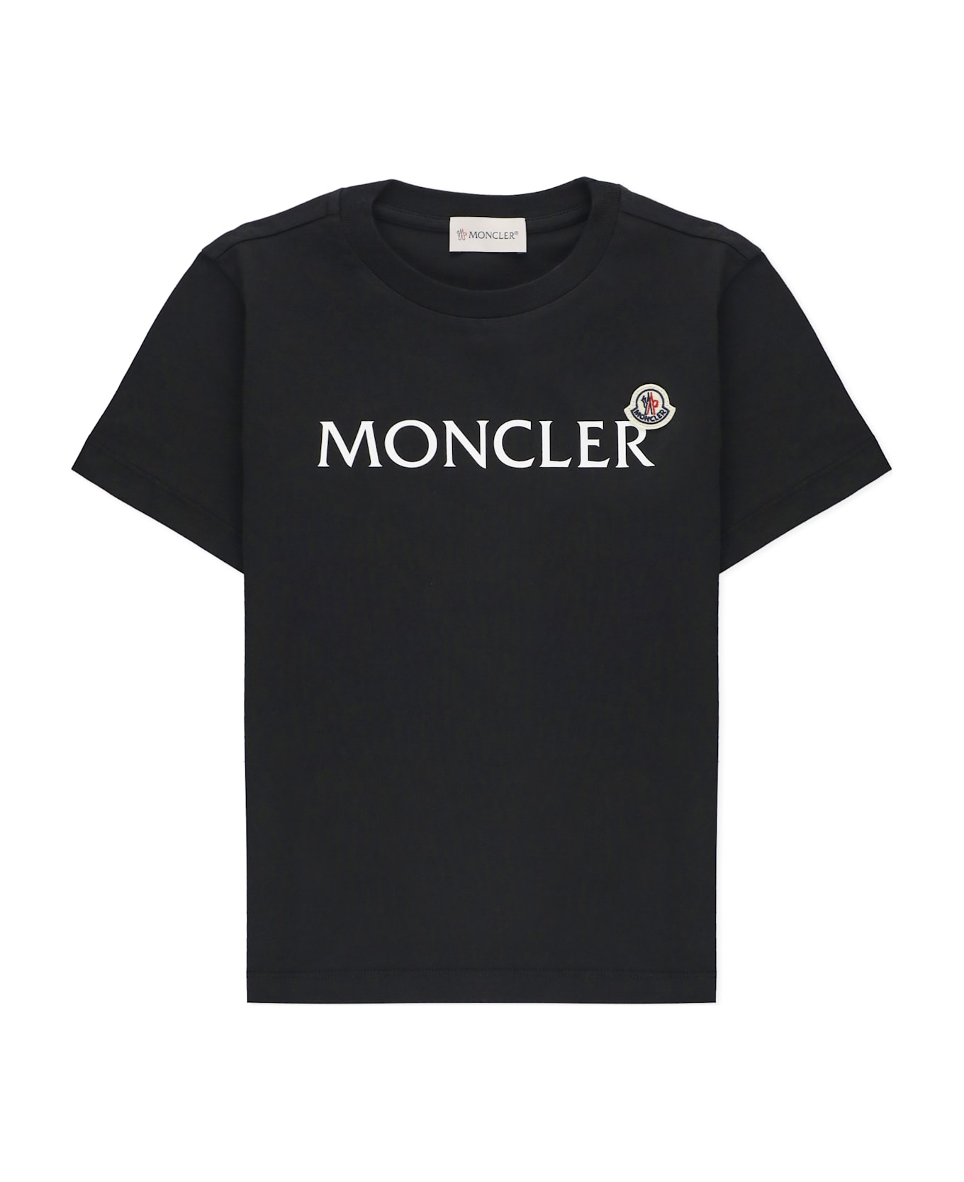 Moncler T-shirt With Logo - Black