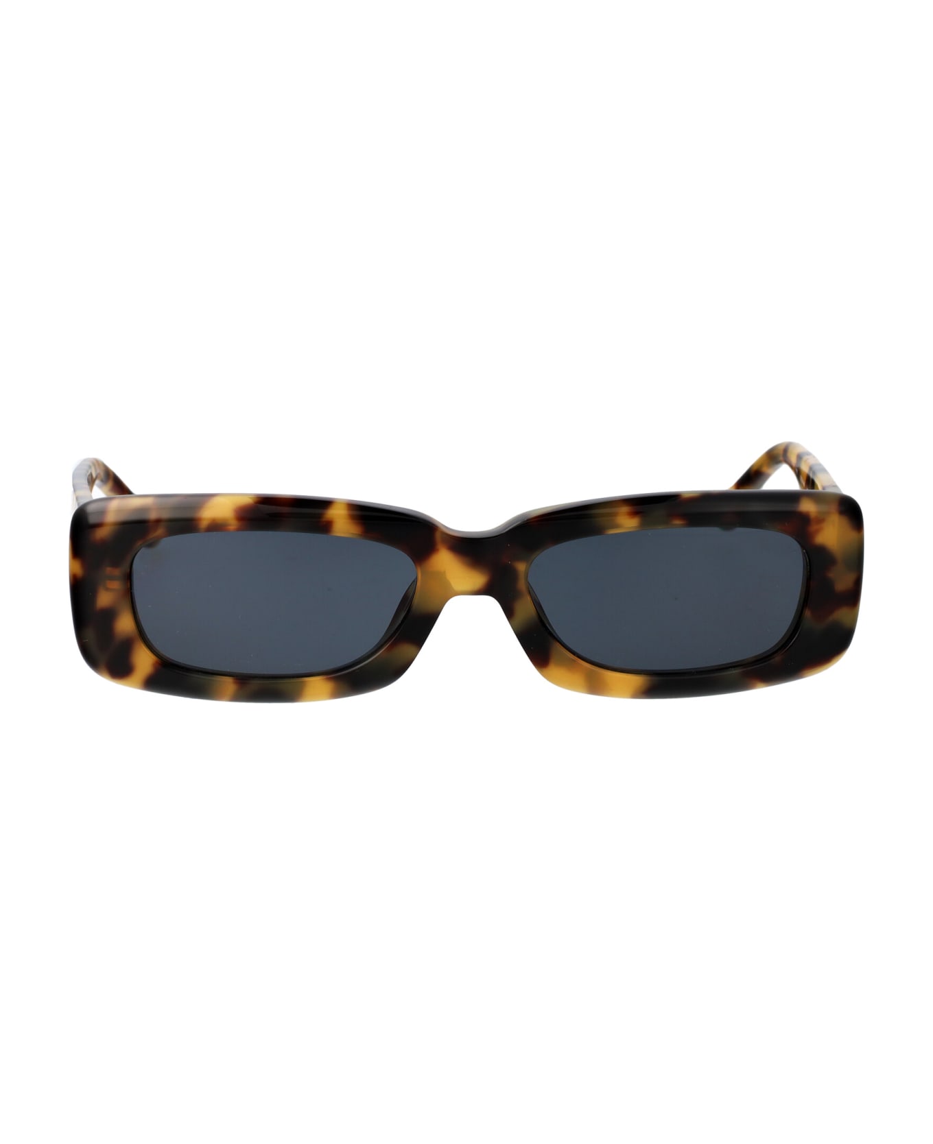 The Attico Mini Marfa Sunglasses - T-SHELL/GOLD/BLUE