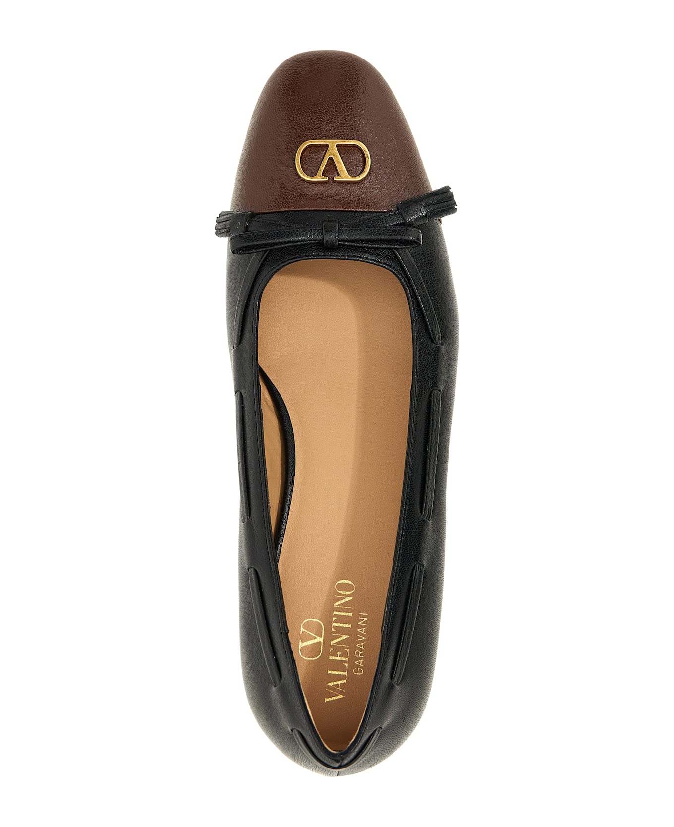 Valentino Garavani 'valet Du Roi' Ballet Flats - BLACK