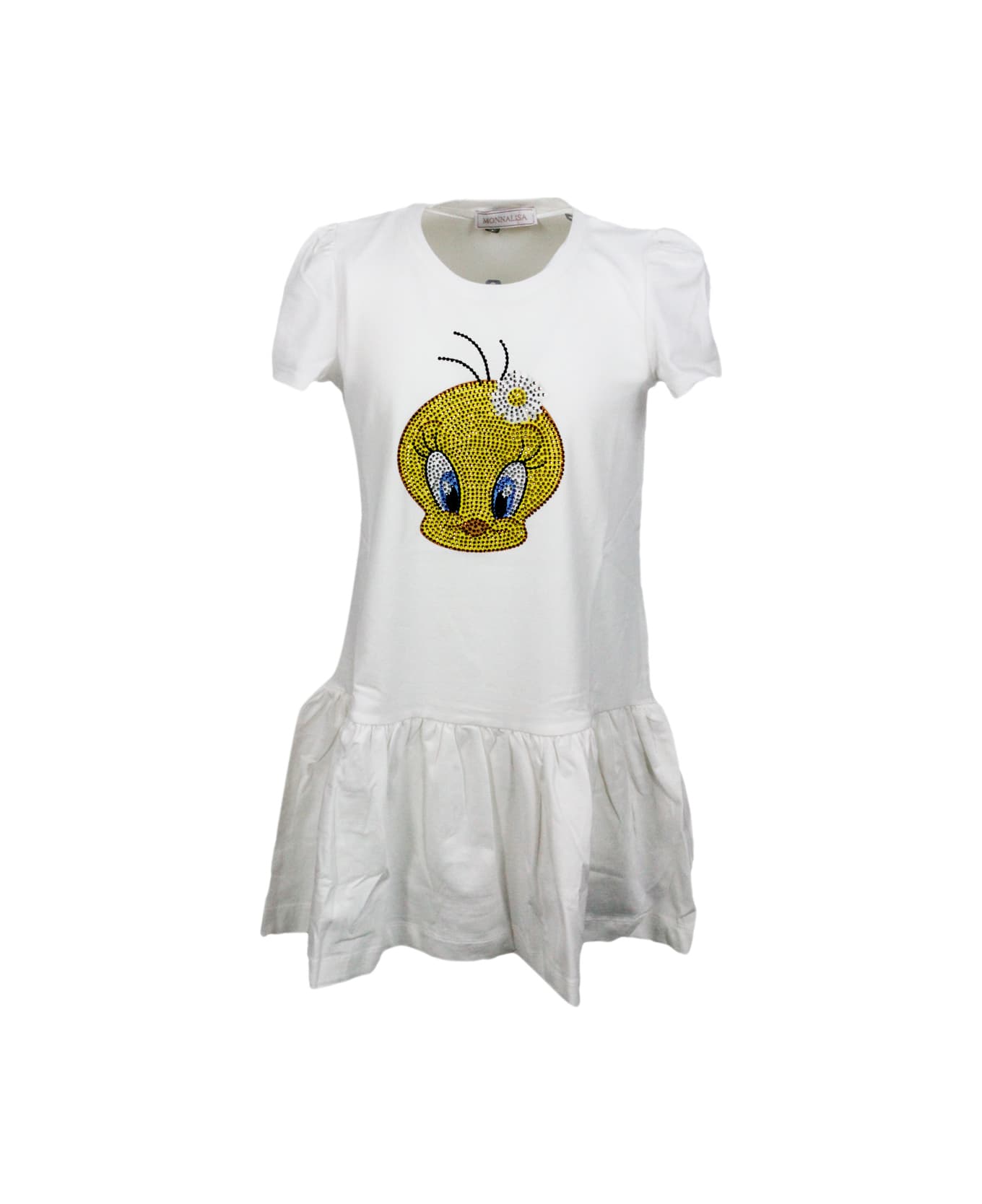 Monnalisa Dress - White