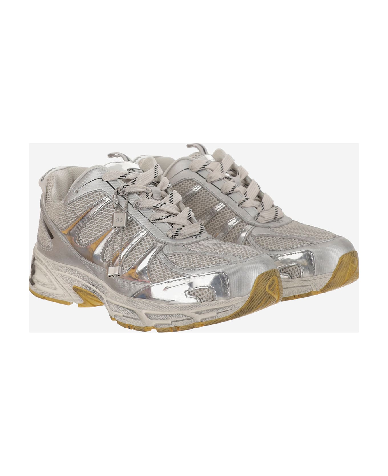44 Label Group Dragger Sneakers - Silver