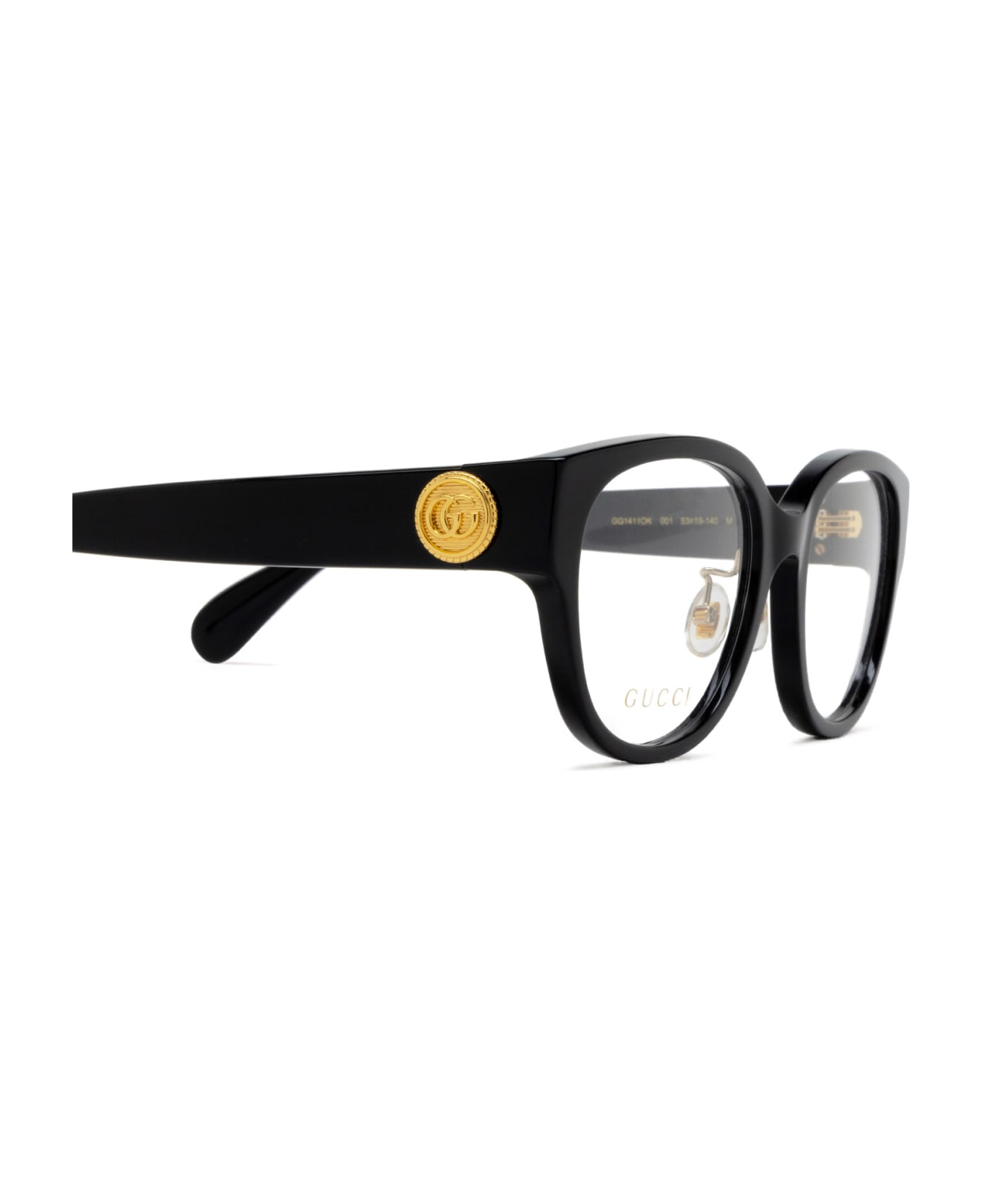Gucci Eyewear Gg1411ok Black Glasses - Black