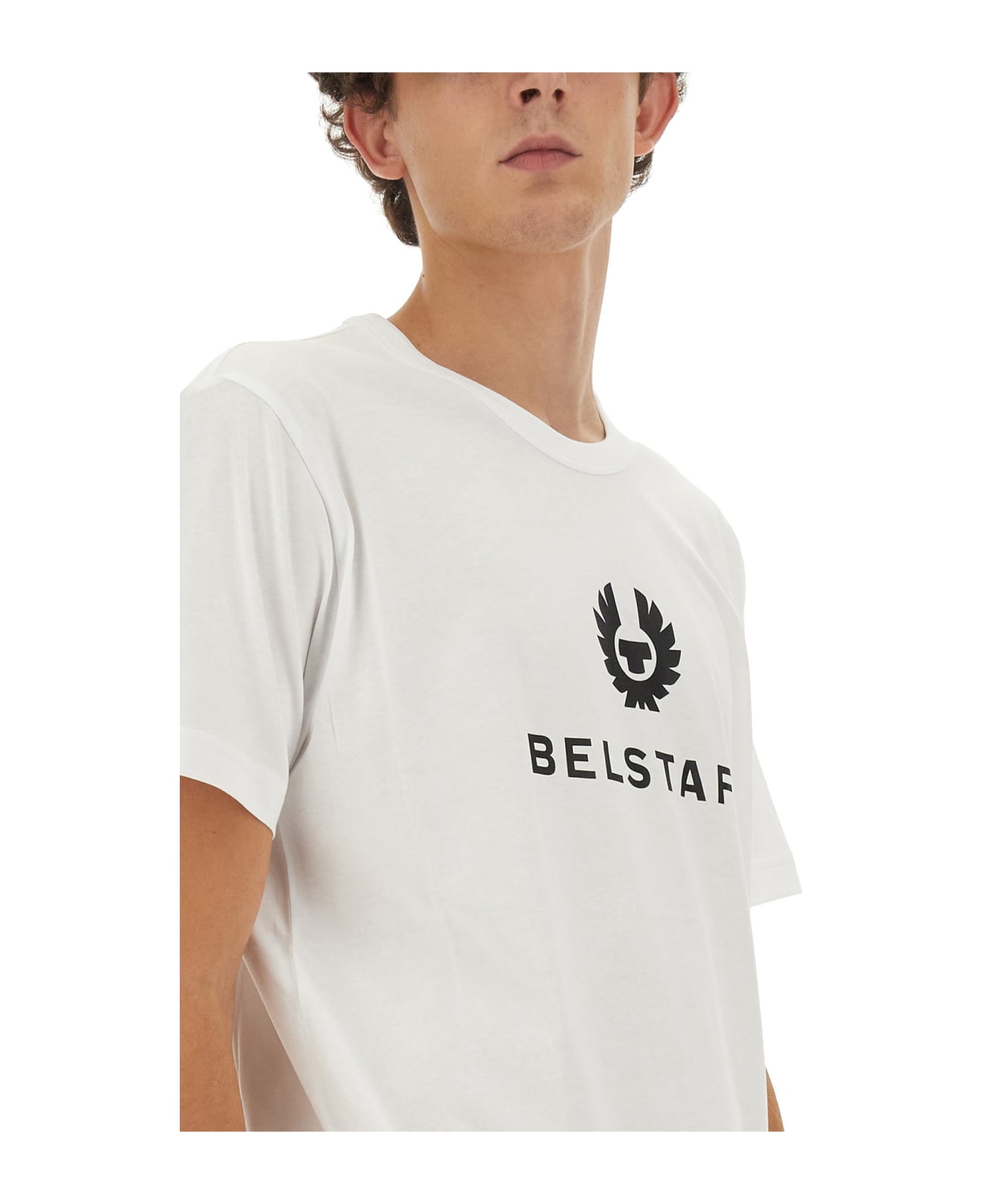 Belstaff T-shirt With Logo - BIANCO