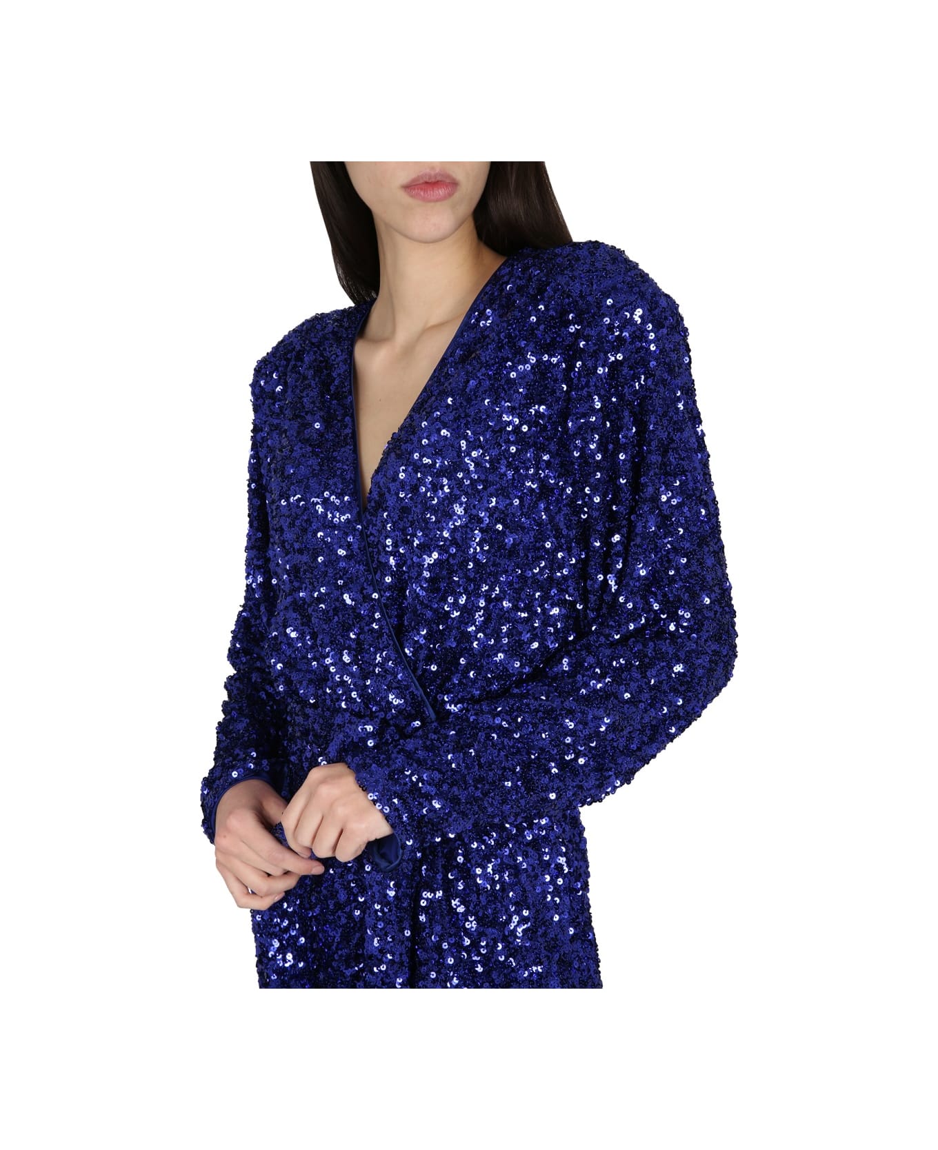 Rotate by Birger Christensen Sequined Dress - BLUE