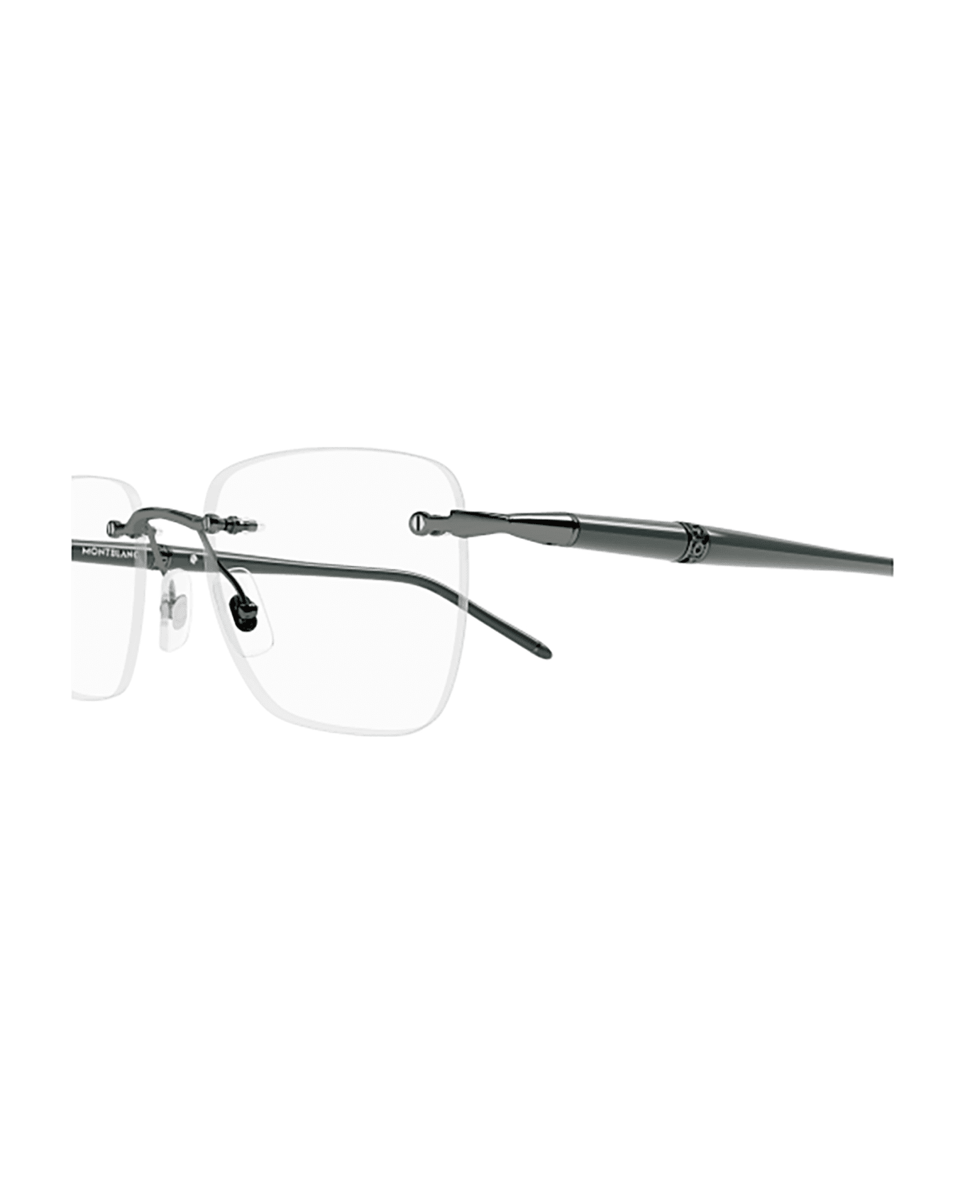 Montblanc MB0346O Eyewear - Ruthenium Grey Transp