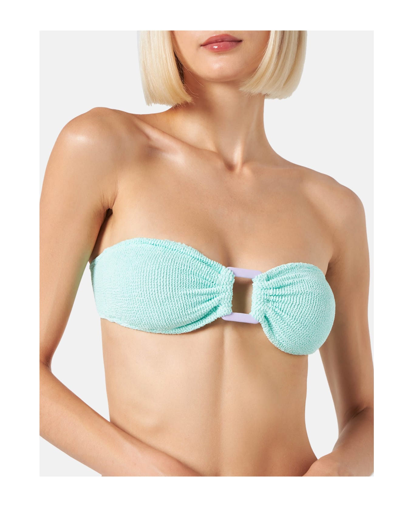 MC2 Saint Barth Woman Bandeau Top - GREEN