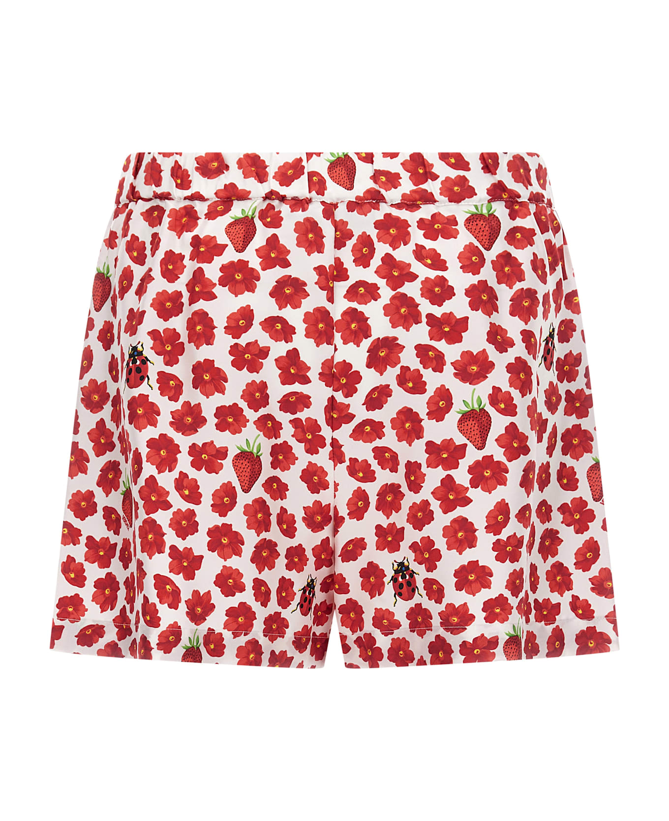 Versace 'strawberry Garden' Shorts - Multicolor