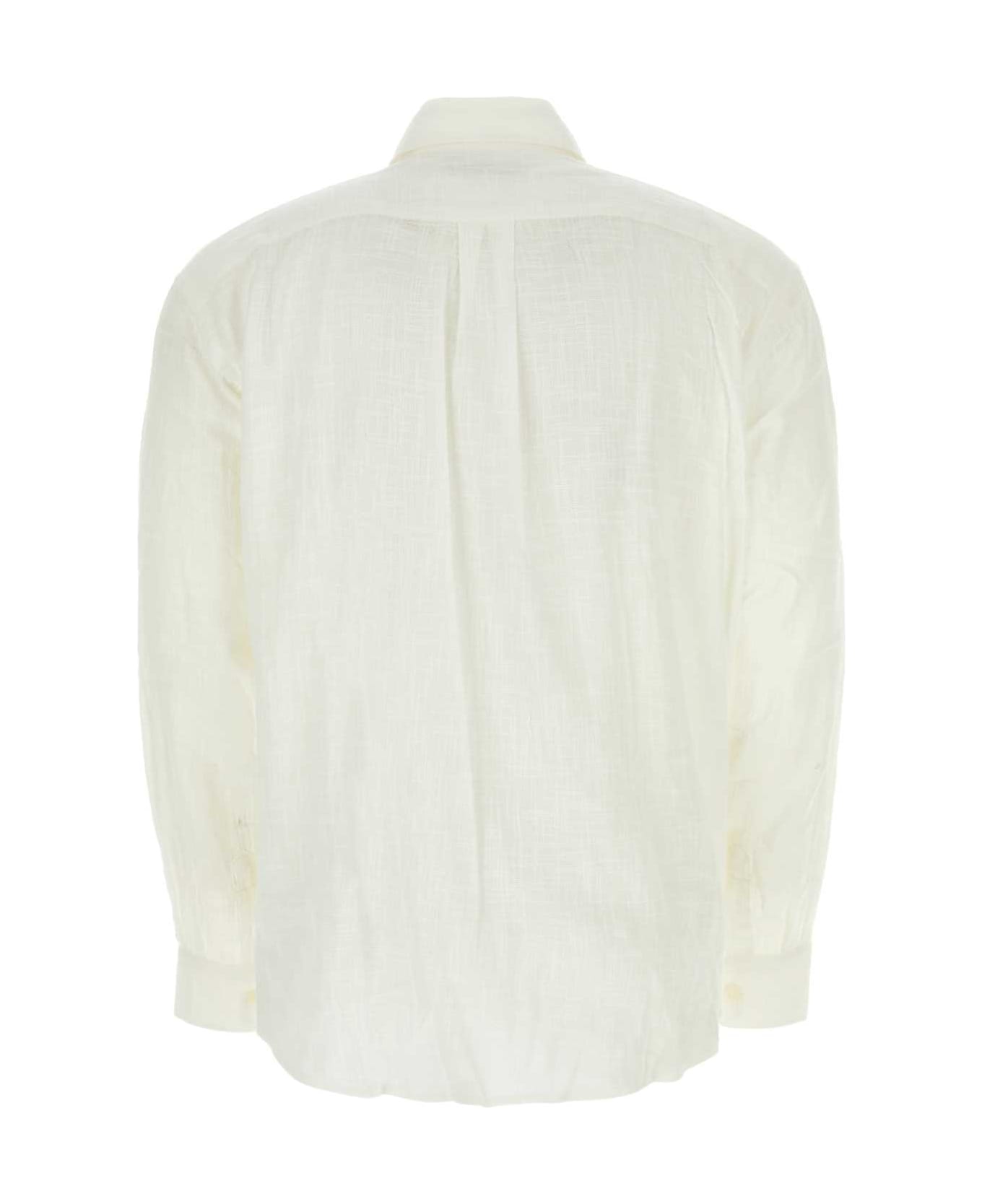 Our Legacy White Cotton Coco See-through Shirt - OFFWHITEAIRCOTTON