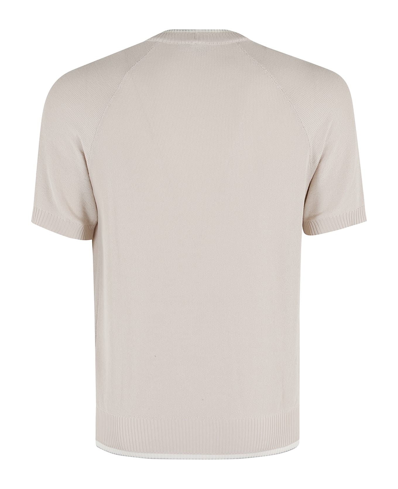 Eleventy Girocollo Mm - Sabbia Bianco Grigio