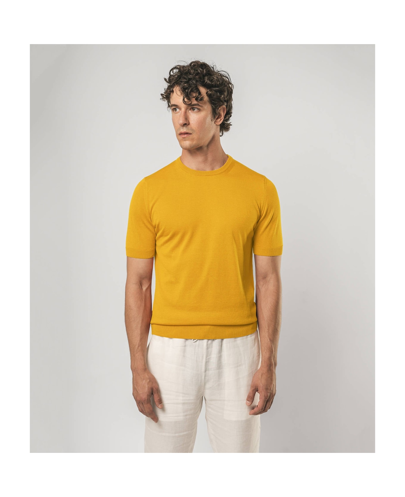 Larusmiani Roquebrune Crewneck Sweater - Yellow