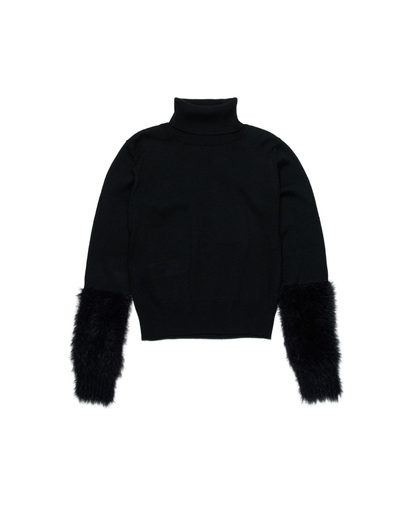 N.21 Nº21 Kids Turtleneck Sweater - Black