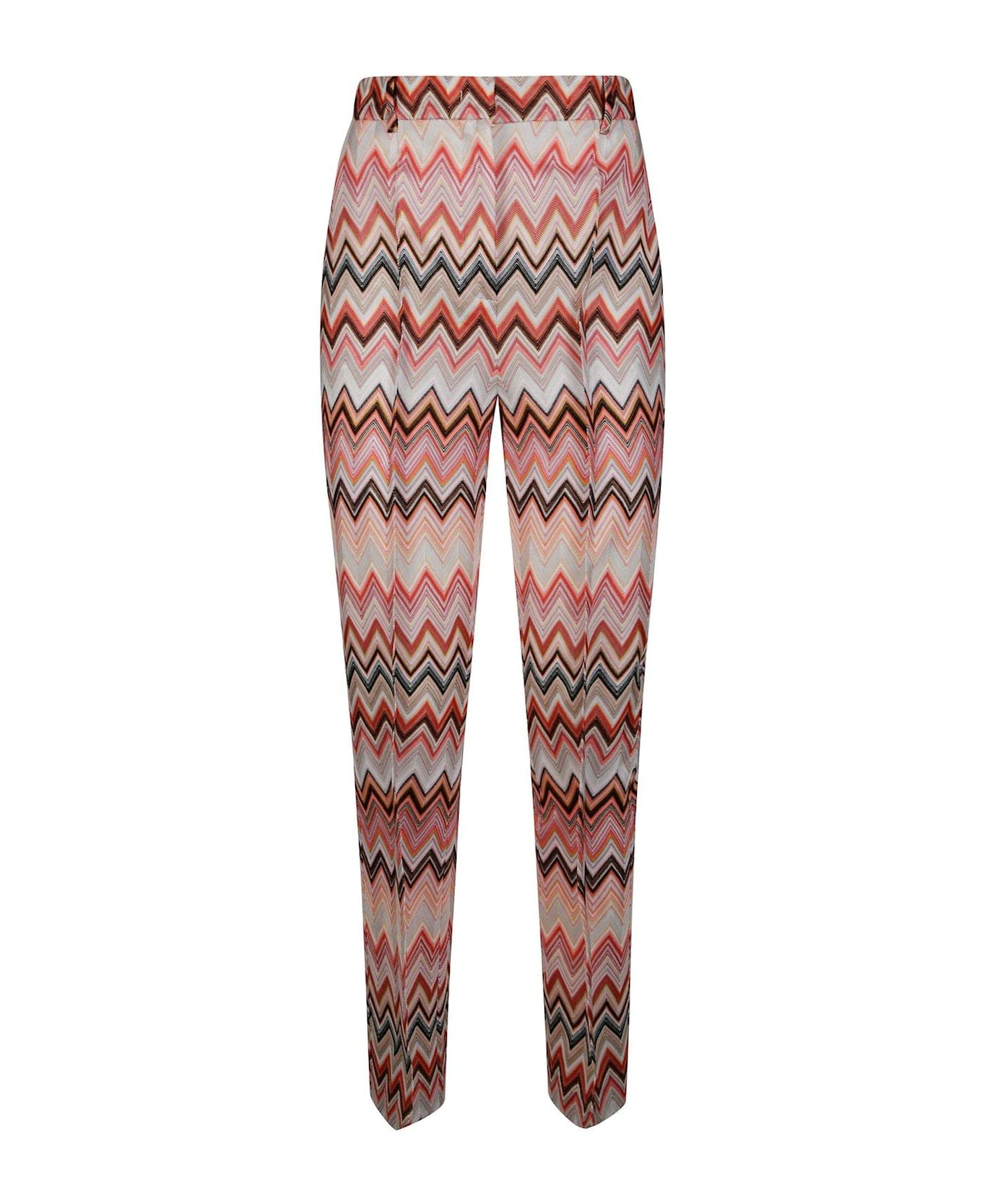 Missoni Zigzag Patterned Trousers - Arancione