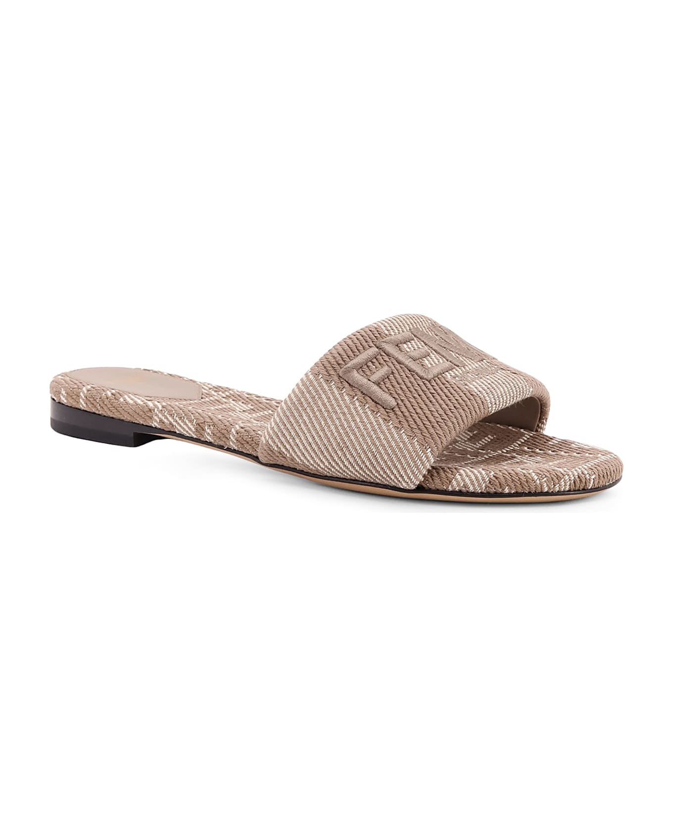 サンダル・ミュール FENDI SS25 'Fendi Sunshine' slides (8R8092ASB5 F1STE) Fendi Sunshine Fabric Gray | Fendi