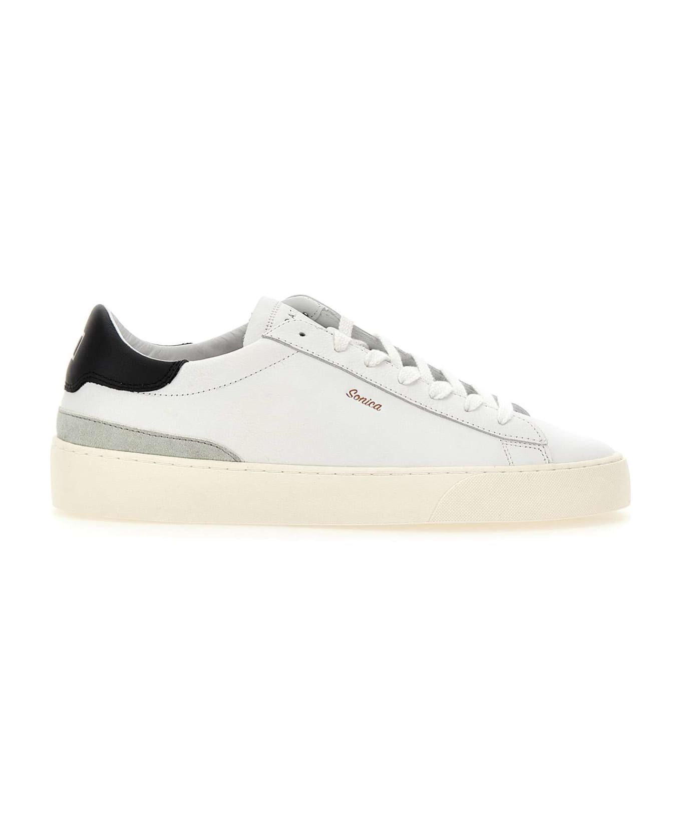 D.A.T.E. "sonica Calf" Leather Sneakers - WHITE スニーカー