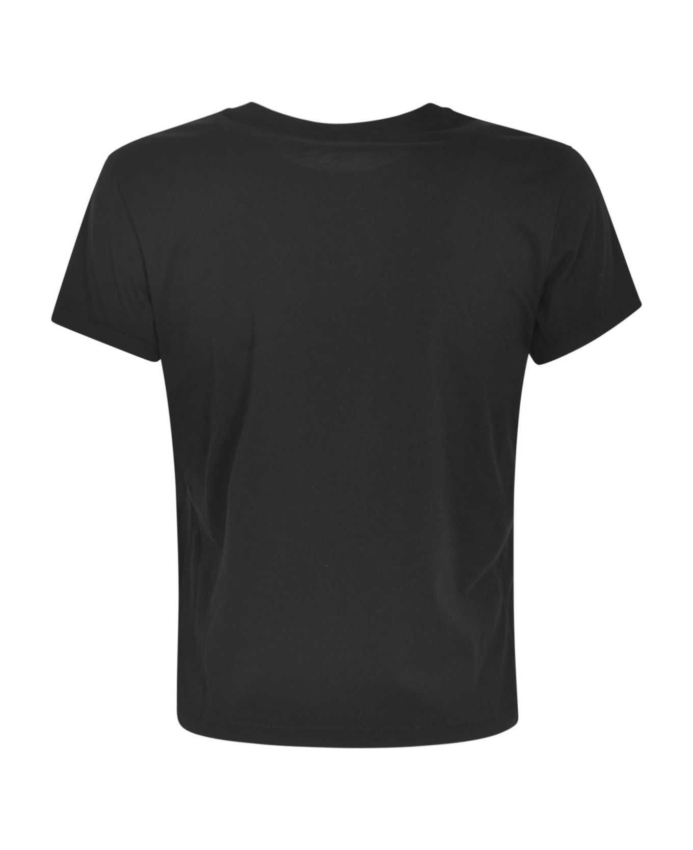 Frame Round Neck T-shirt - Black