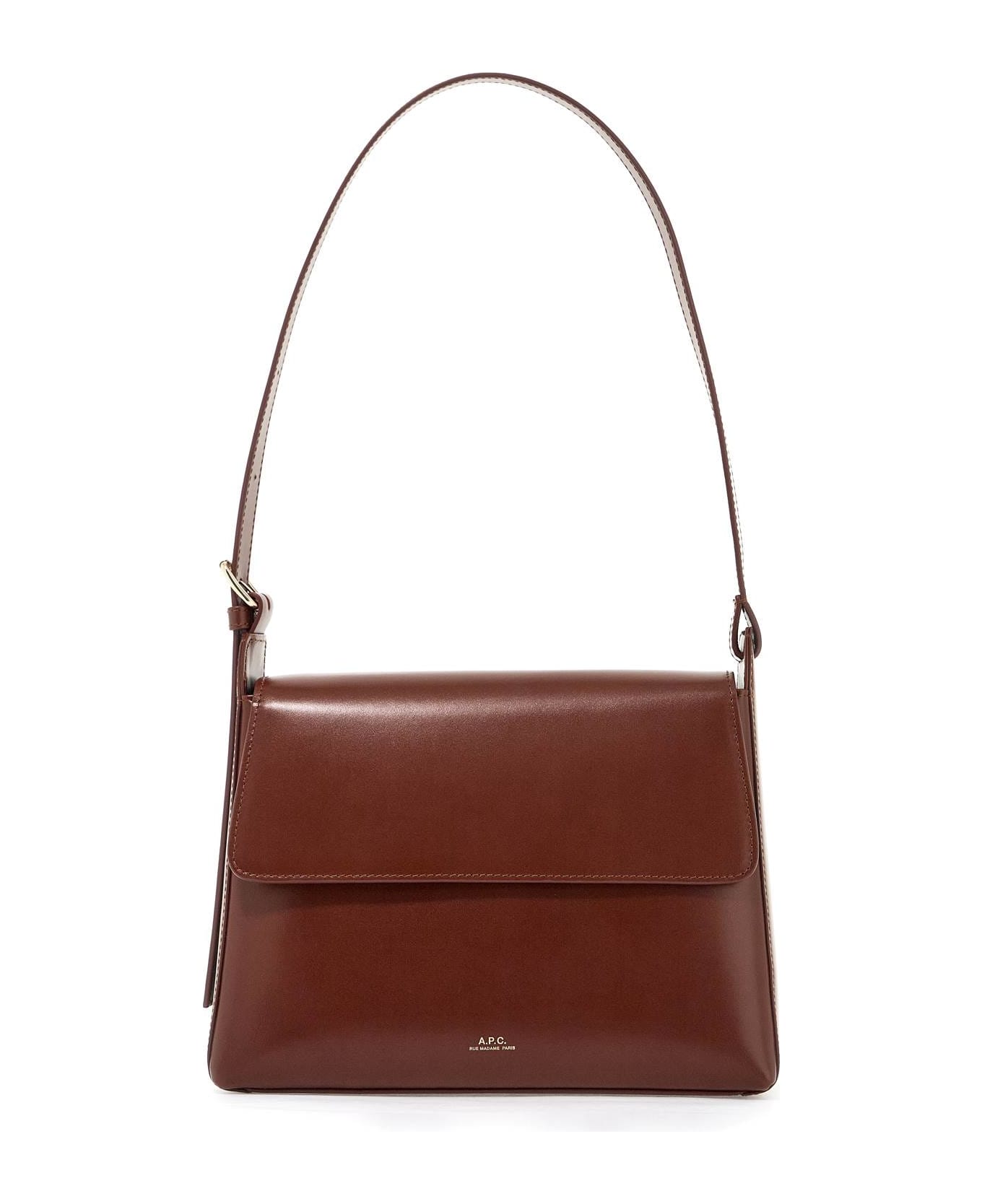 A.P.C. Virginie Baguette Bag - NOISETTE (Brown)