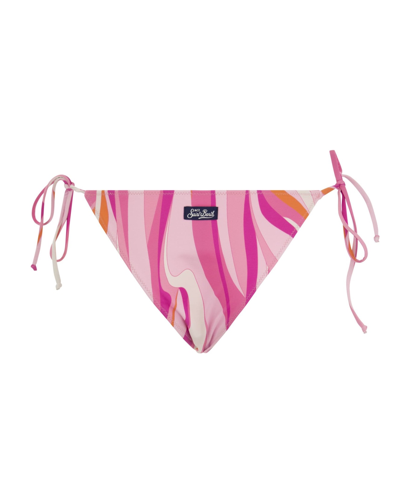 MC2 Saint Barth Fancy Swim Briefs With Ties - Pink