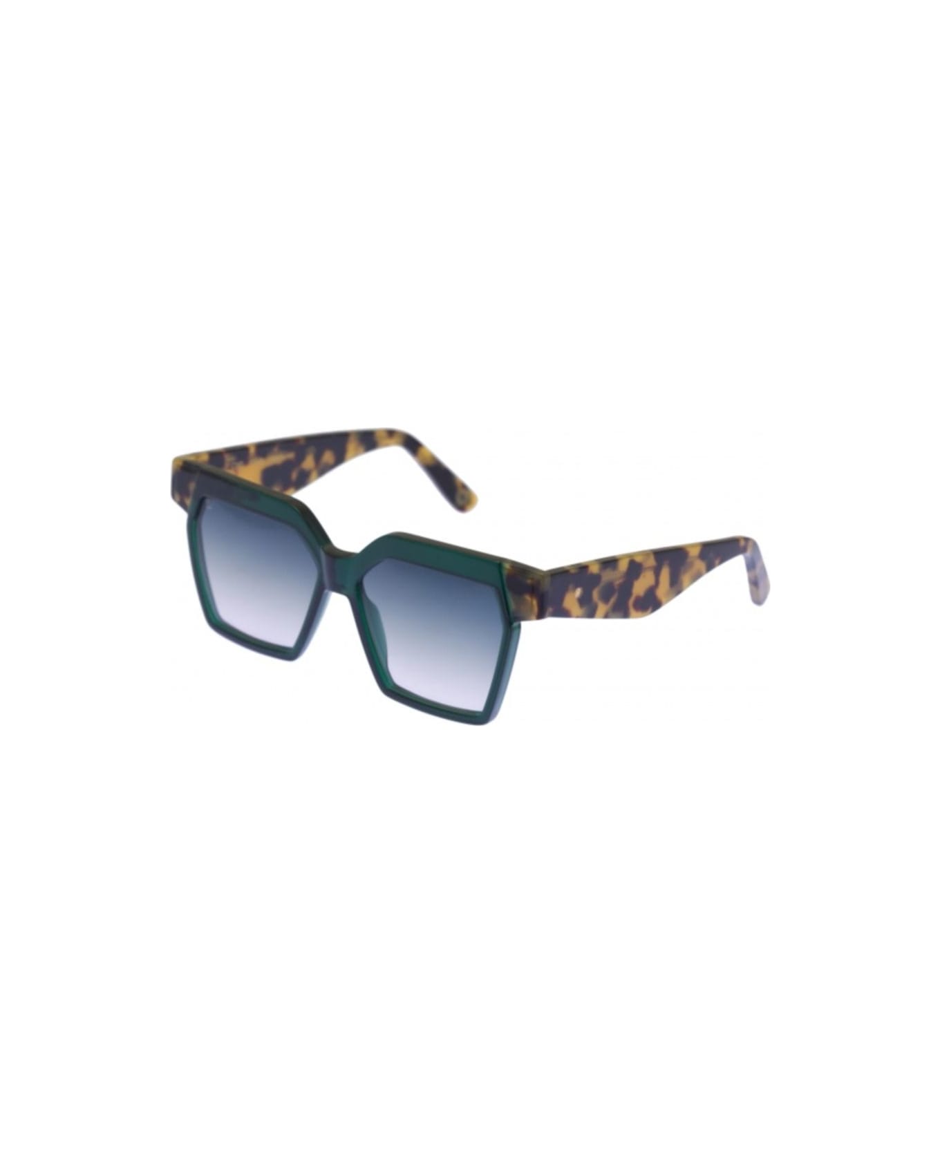 Kyme Clio Col 3 - Sunglassestransparent Green & Yell - transparent green & yell