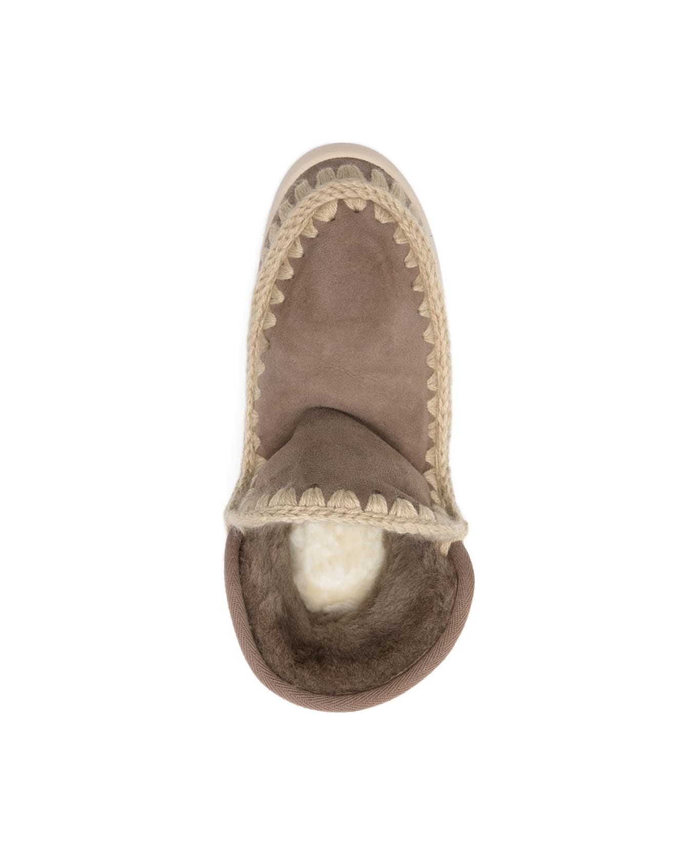 Mou New Suede Eskimo Sneakers. - Beige
