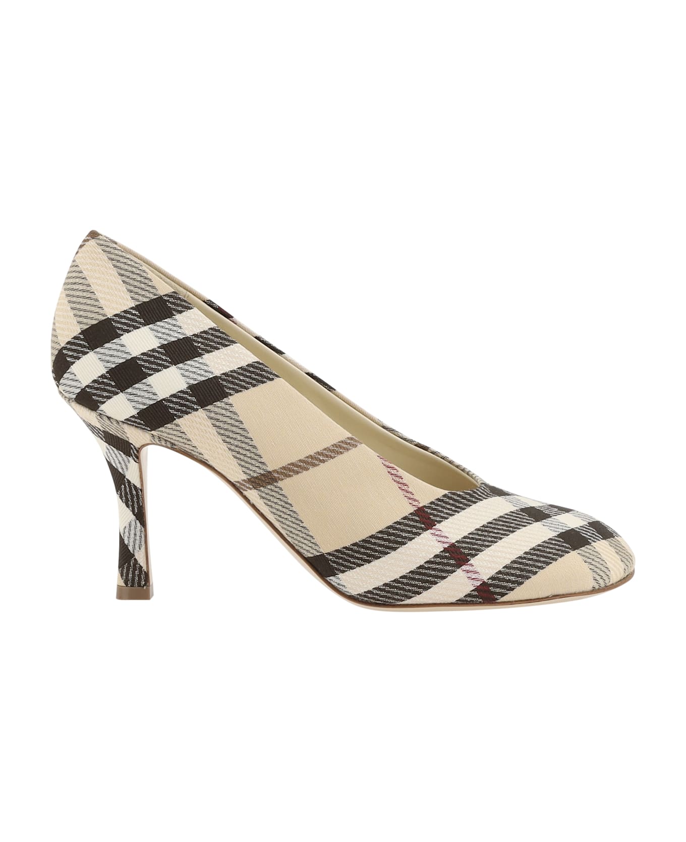 Burberry Archivio Check Baby Pumps - Alabaster Ip Check
