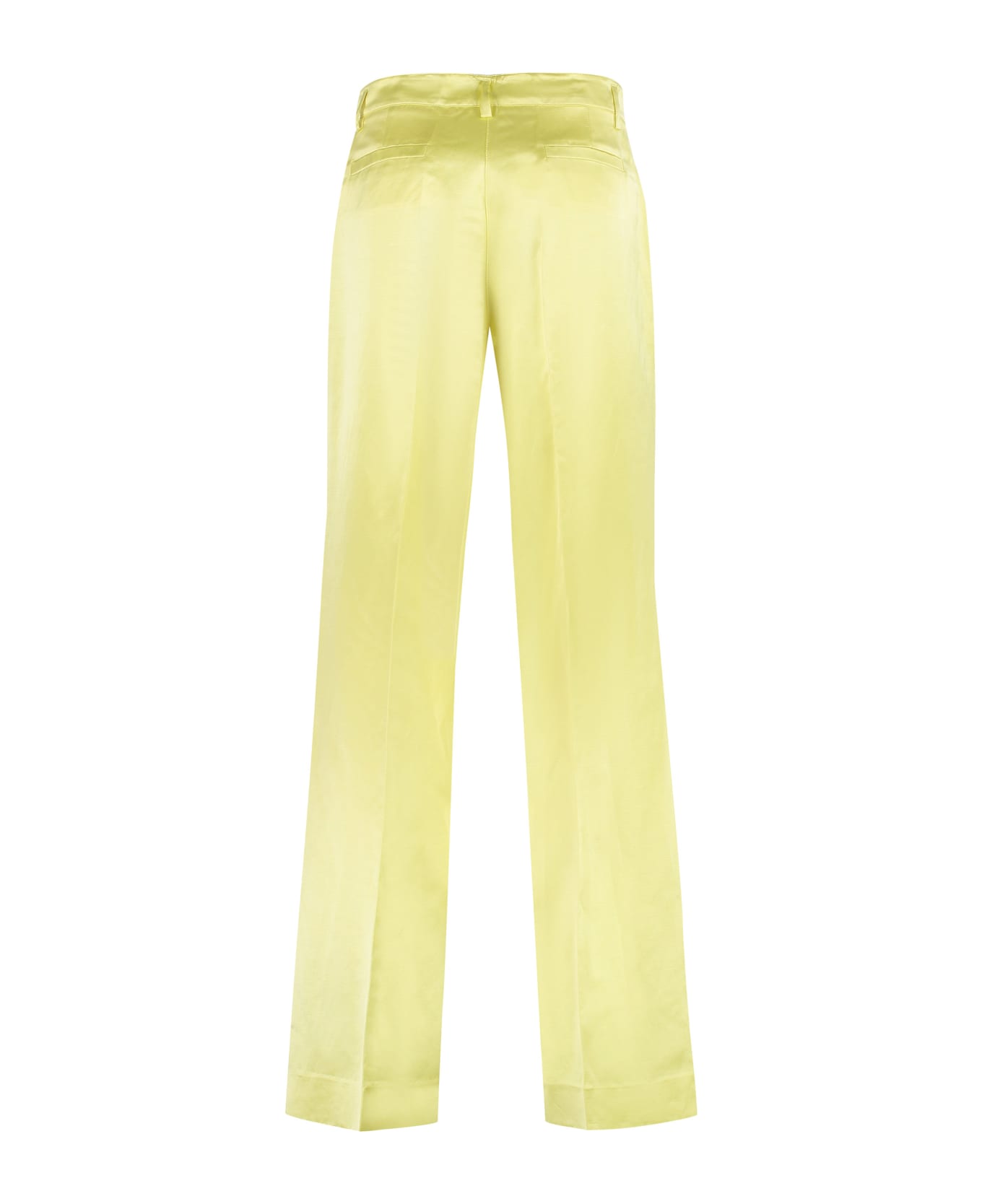 Parosh Satin Trousers - Yellow