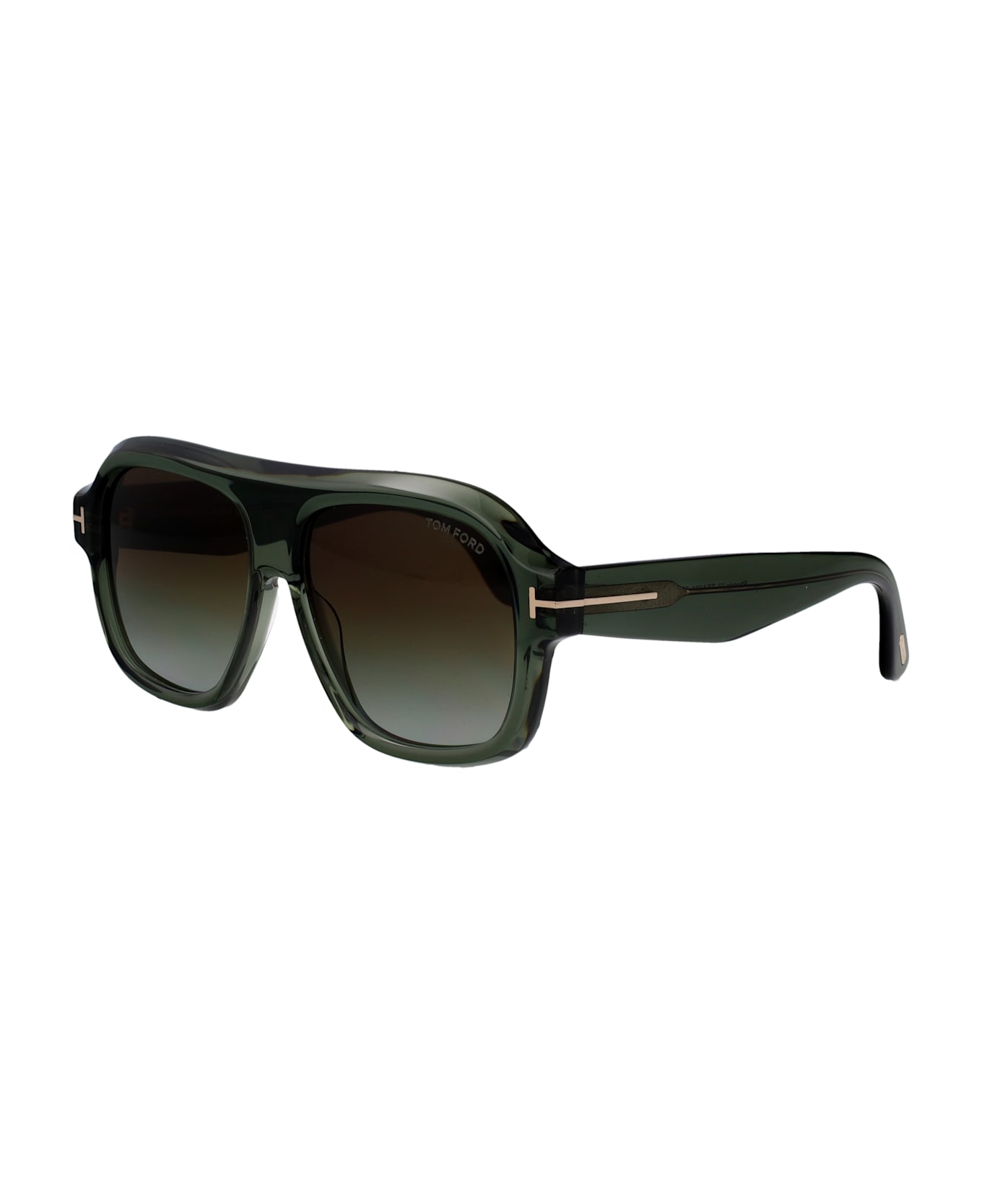 Tom Ford Eyewear Rhonda-02 Sunglasses - Verde Chiaro Luc / Verde Grad