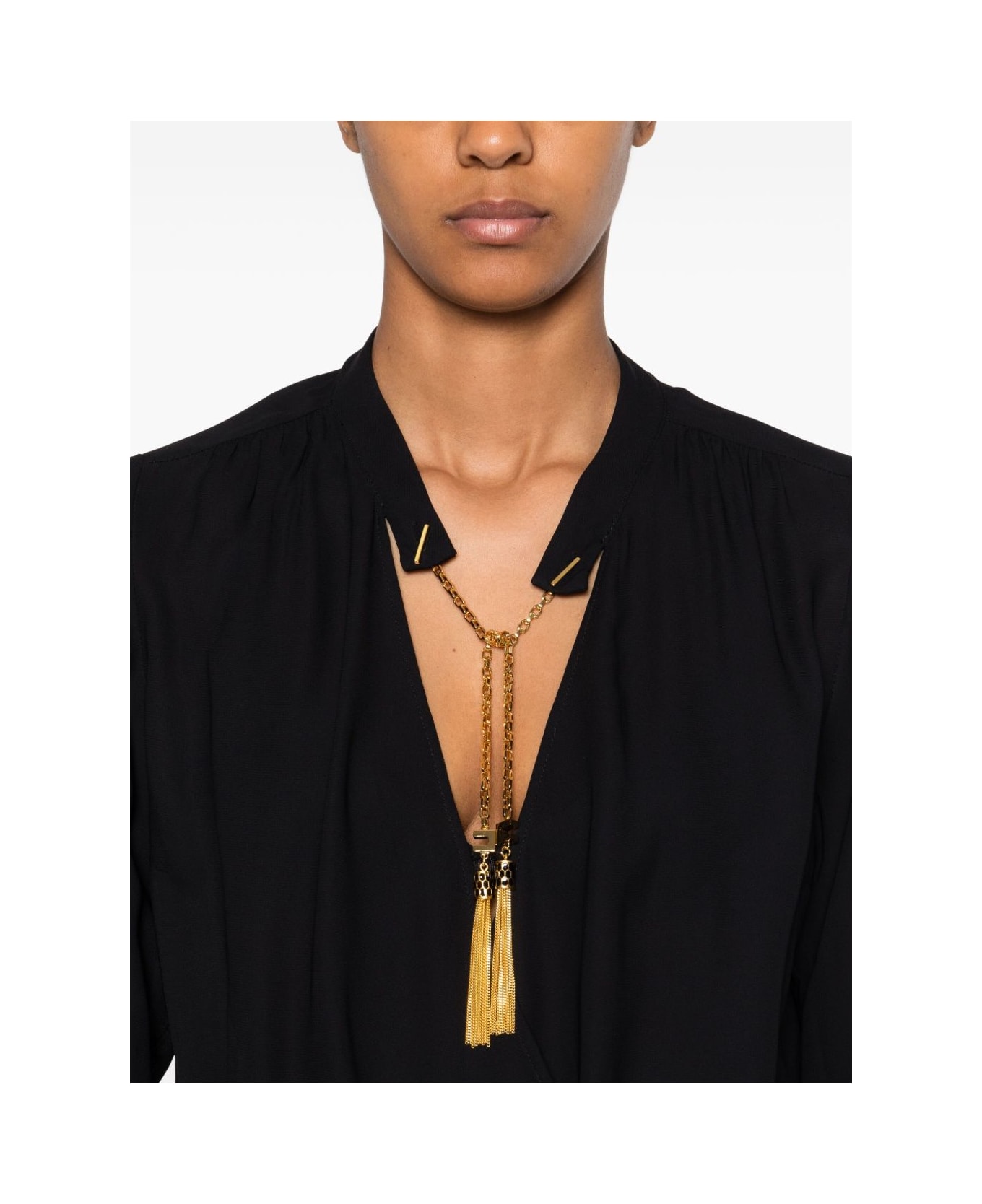 Elisabetta Franchi Long-sleeves Bodysuit - Black