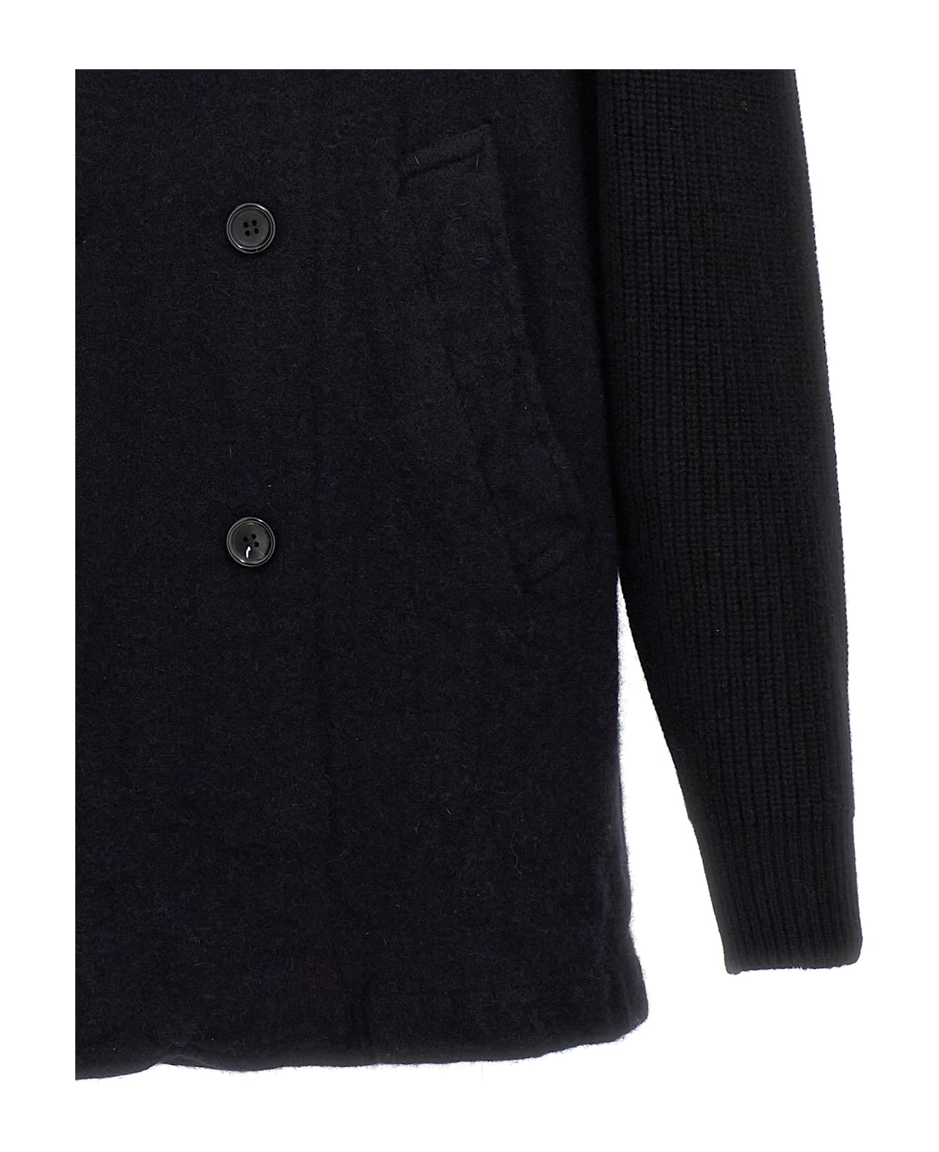 Comme des Garçons Double-breasted Wool Coat - Blue コート