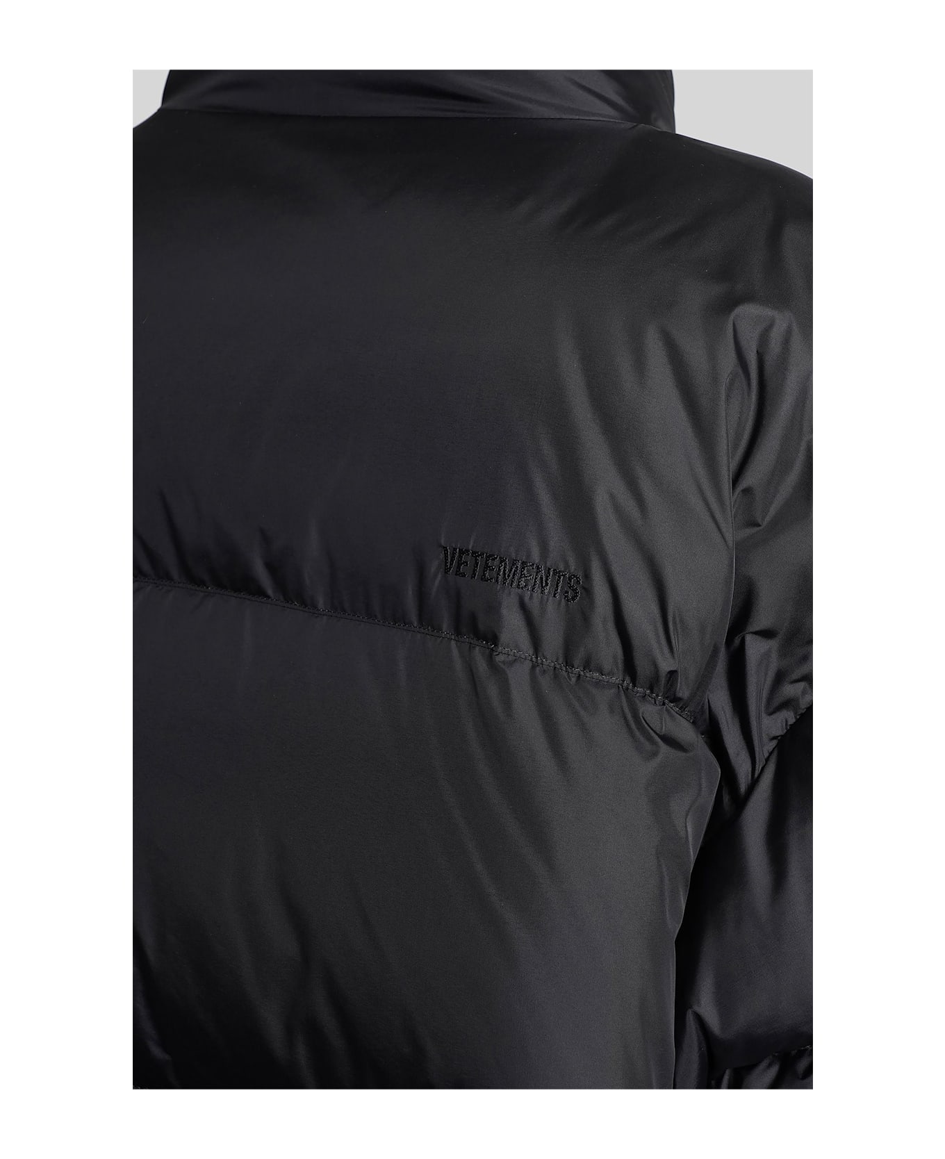 VETEMENTS Puffer In Black Polyester - black