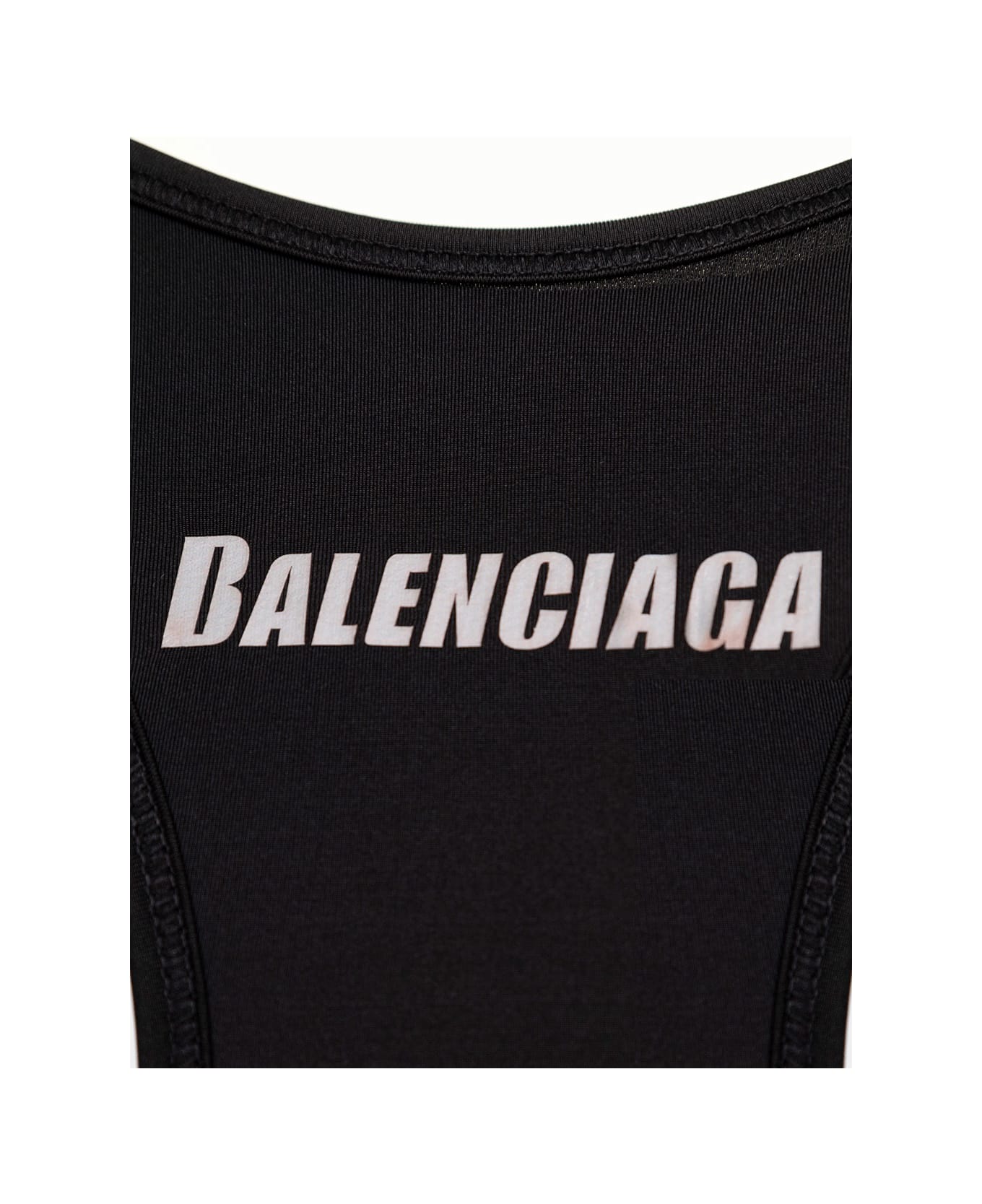Balenciaga Sporty Bra In Black Balenciaga Woman - Black