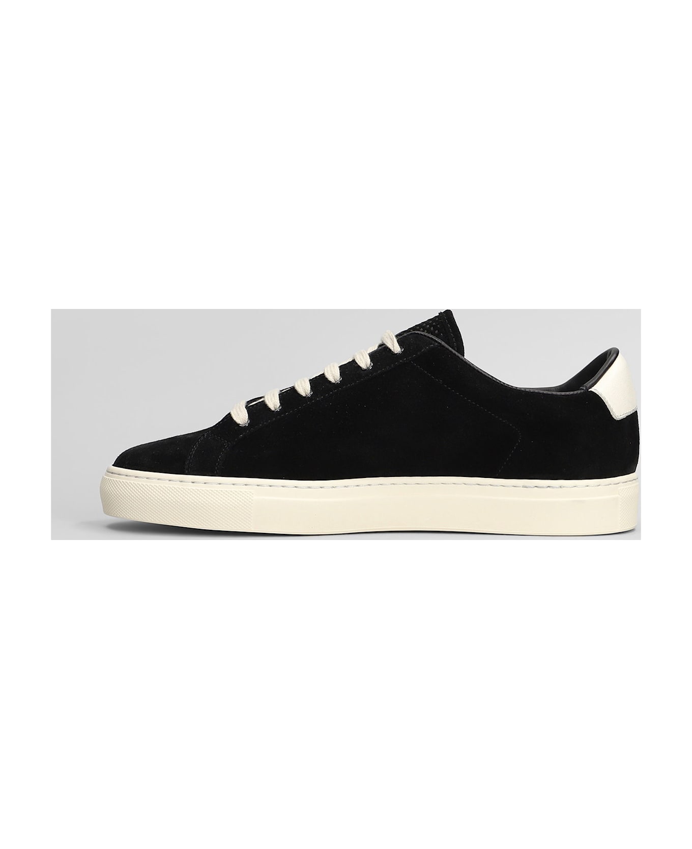 Common Projects Retro Vintage Sneakers In Black Suede - black