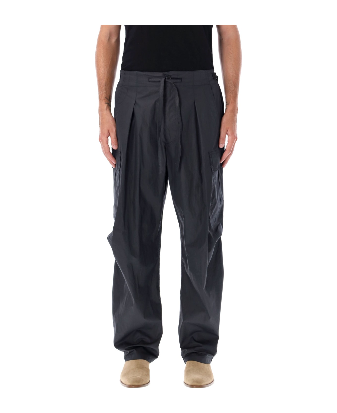 Isabel Marant Caleb Cargo Pant - FADED BLACK