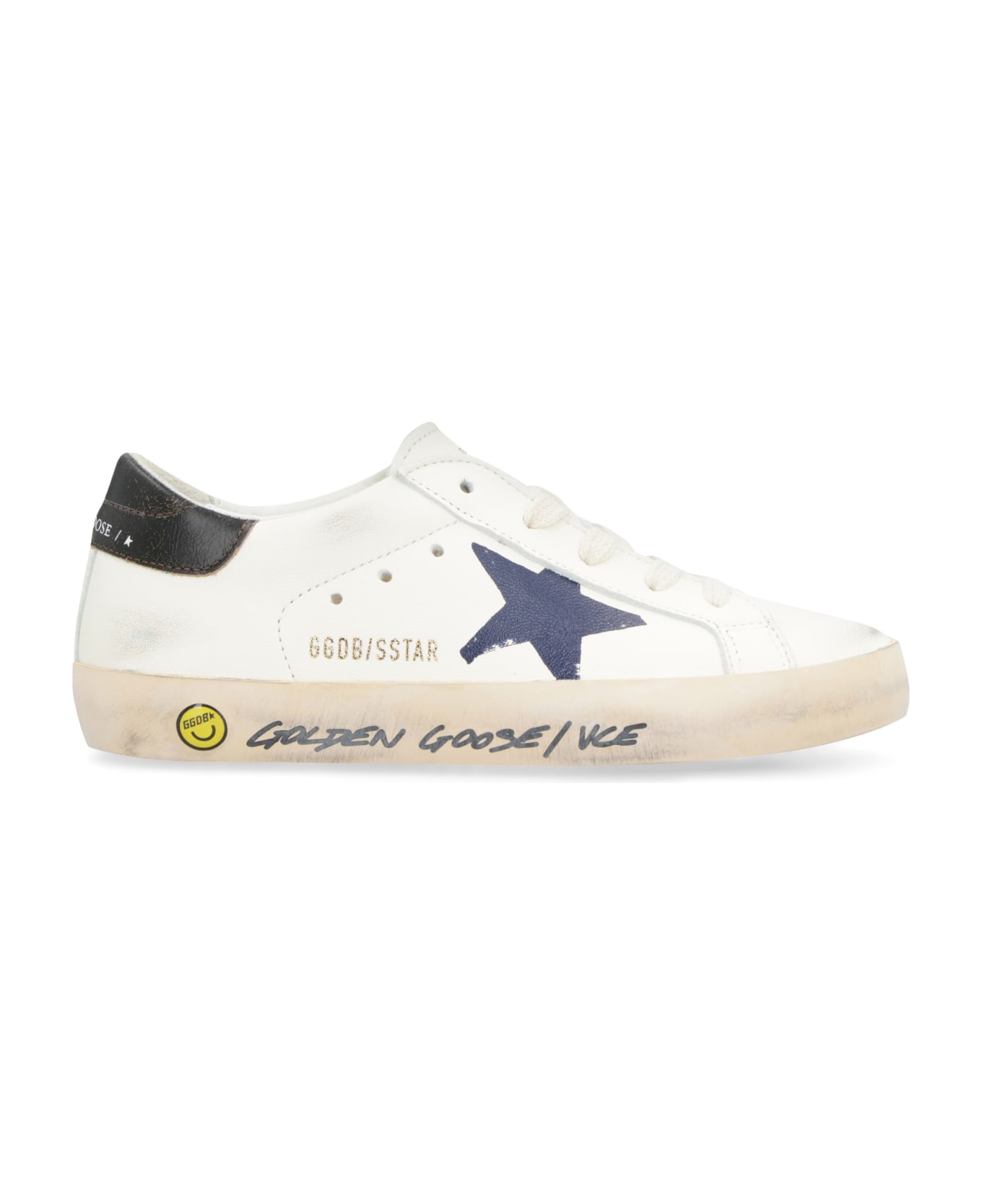 Golden Goose Super-star Leather Low-top Sneakers - White シューズ