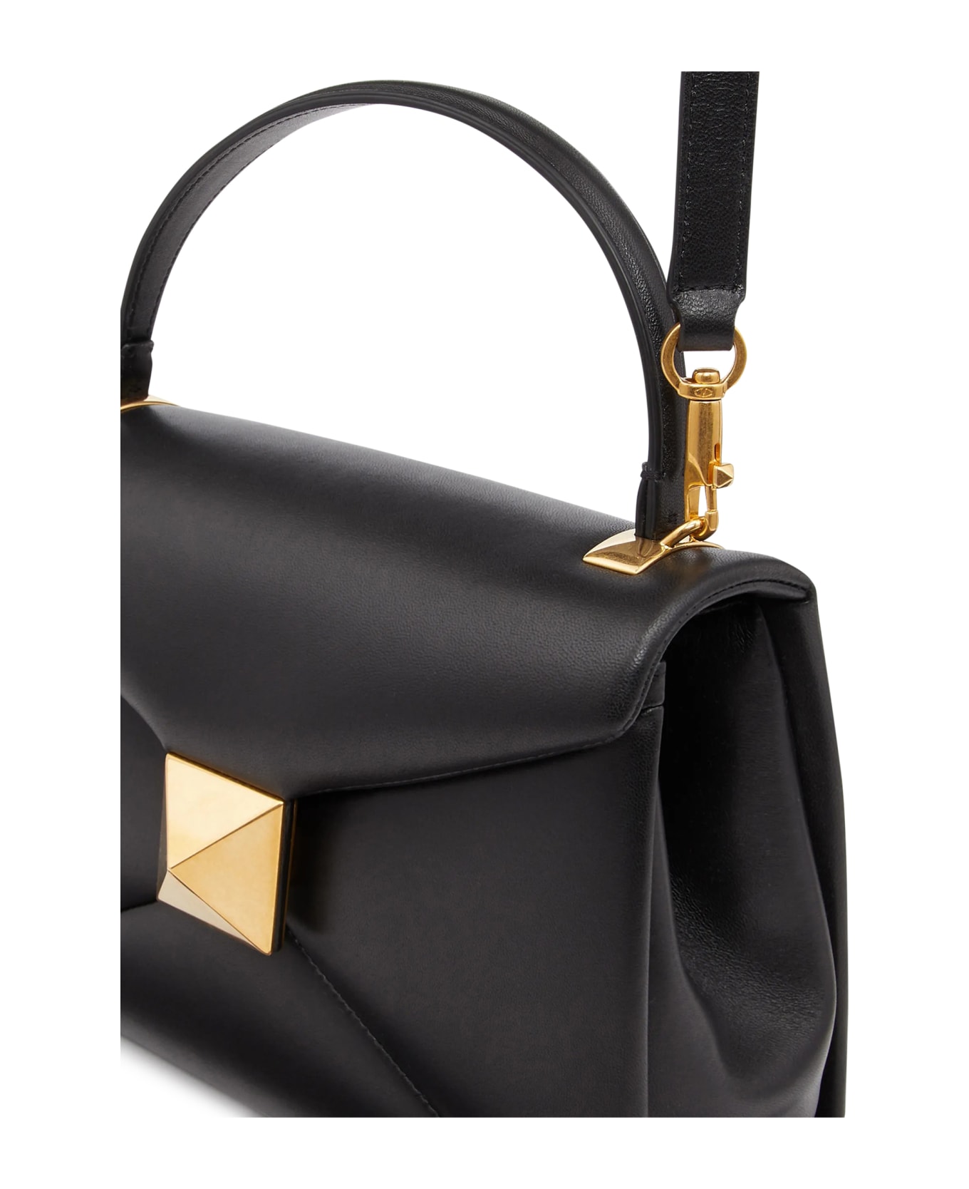 Valentino Small Top Handle Bag One Stud - No Black
