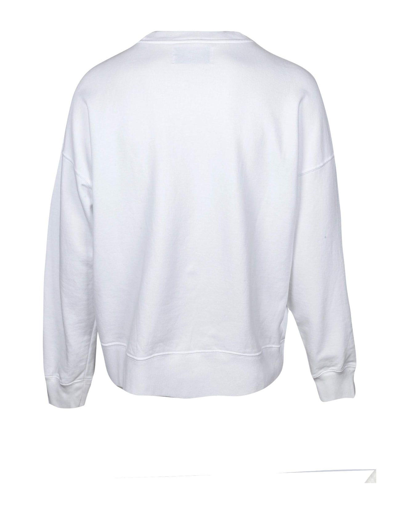 Golden Goose Cotton Crewneck Sweatshirt Color White - Optic White
