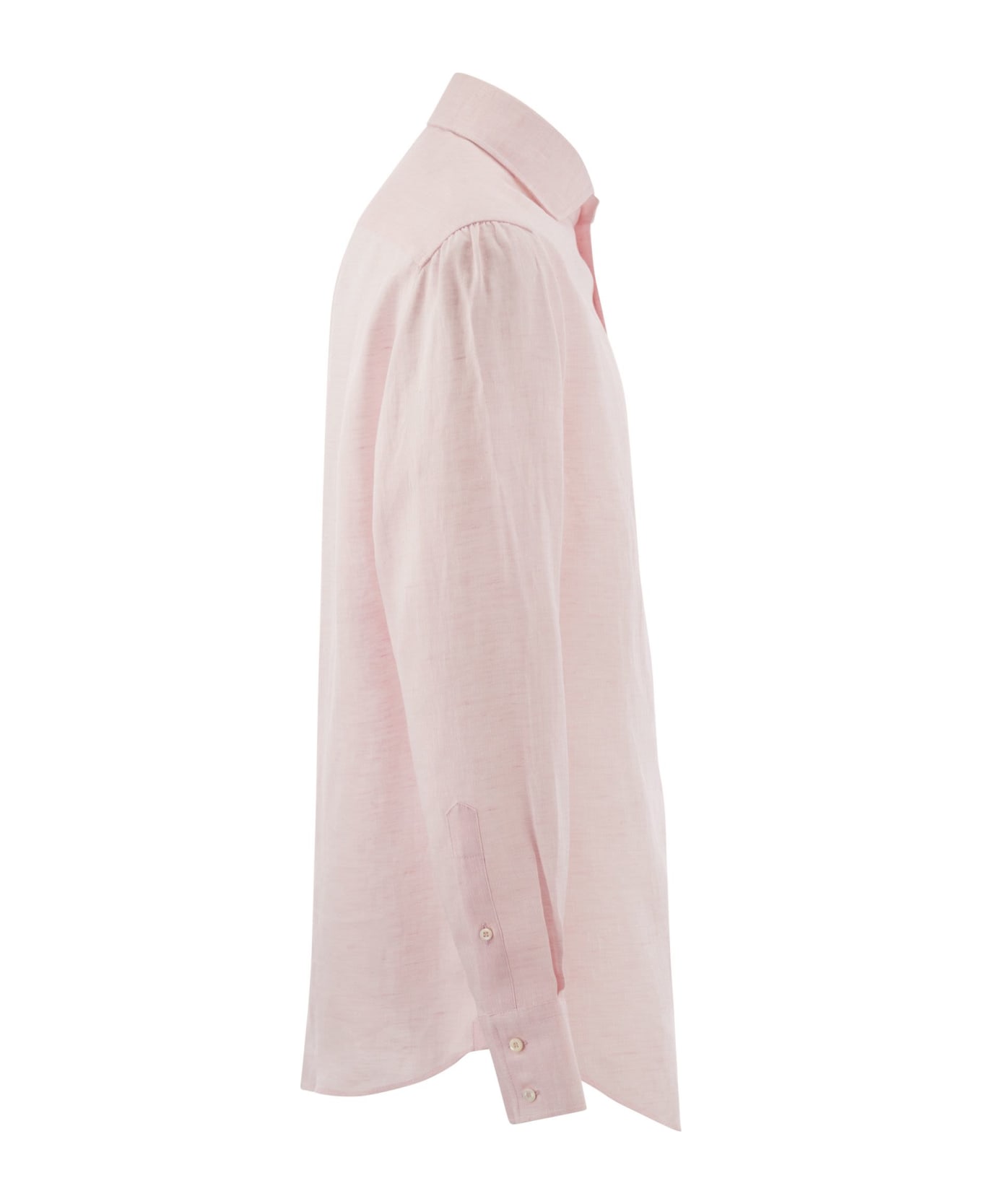 Brunello Cucinelli Linen Shirt - Pink