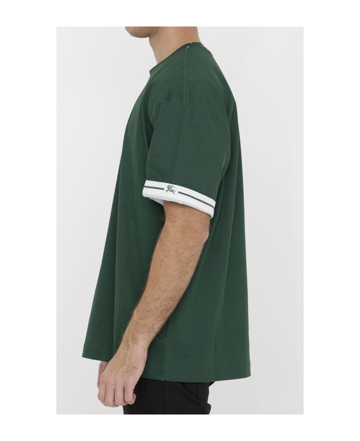 Burberry Cotton T-shirt - GREEN