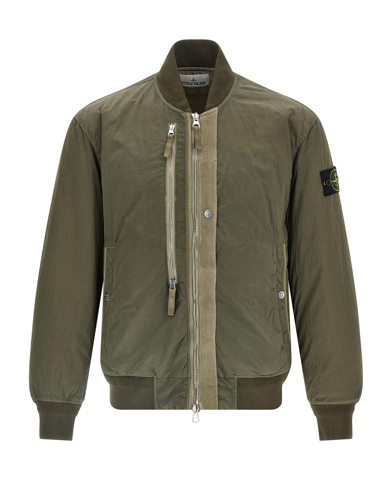Stone Island '4100038' Bomber Jacket - Green