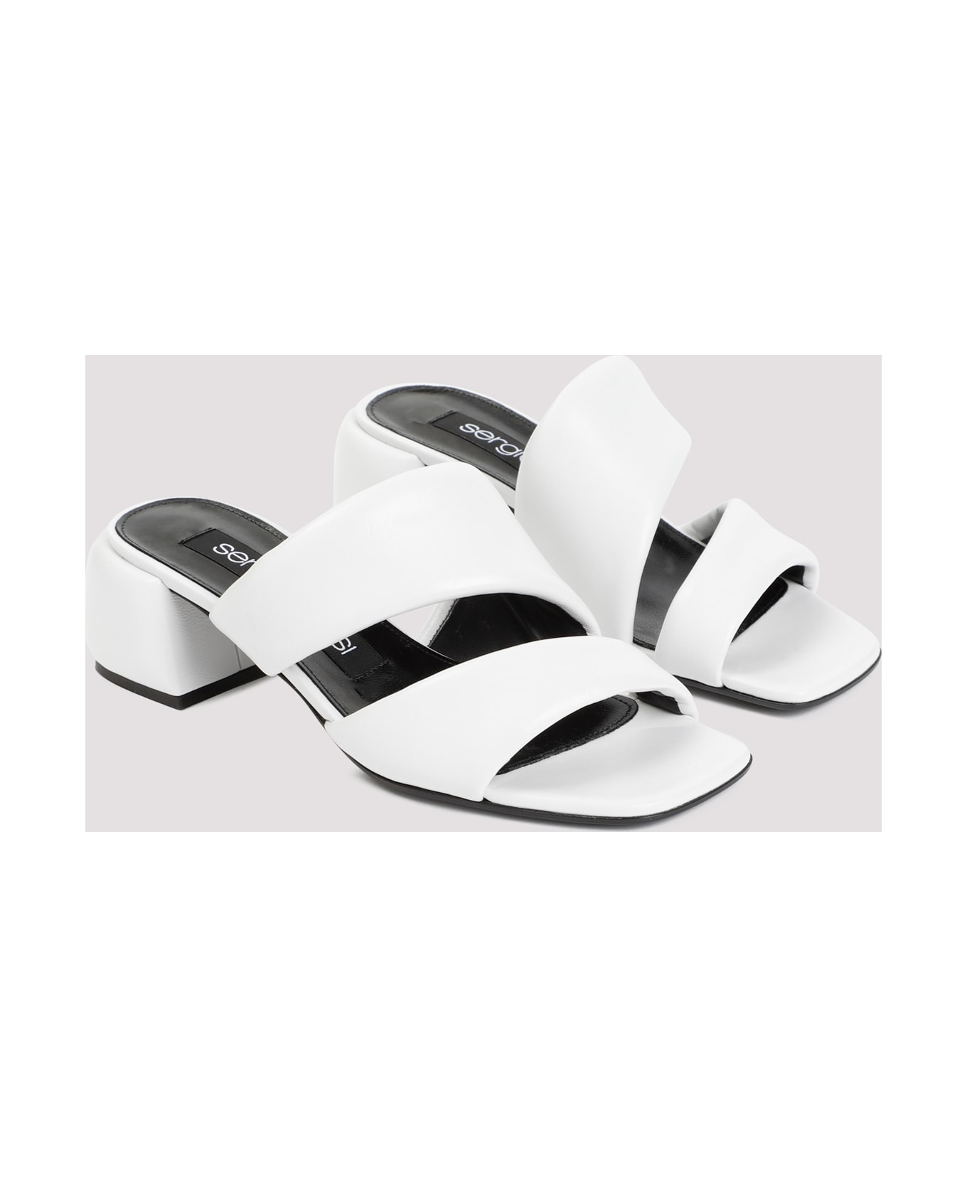 Sergio Rossi Spongy 45 Sandals - Bianco